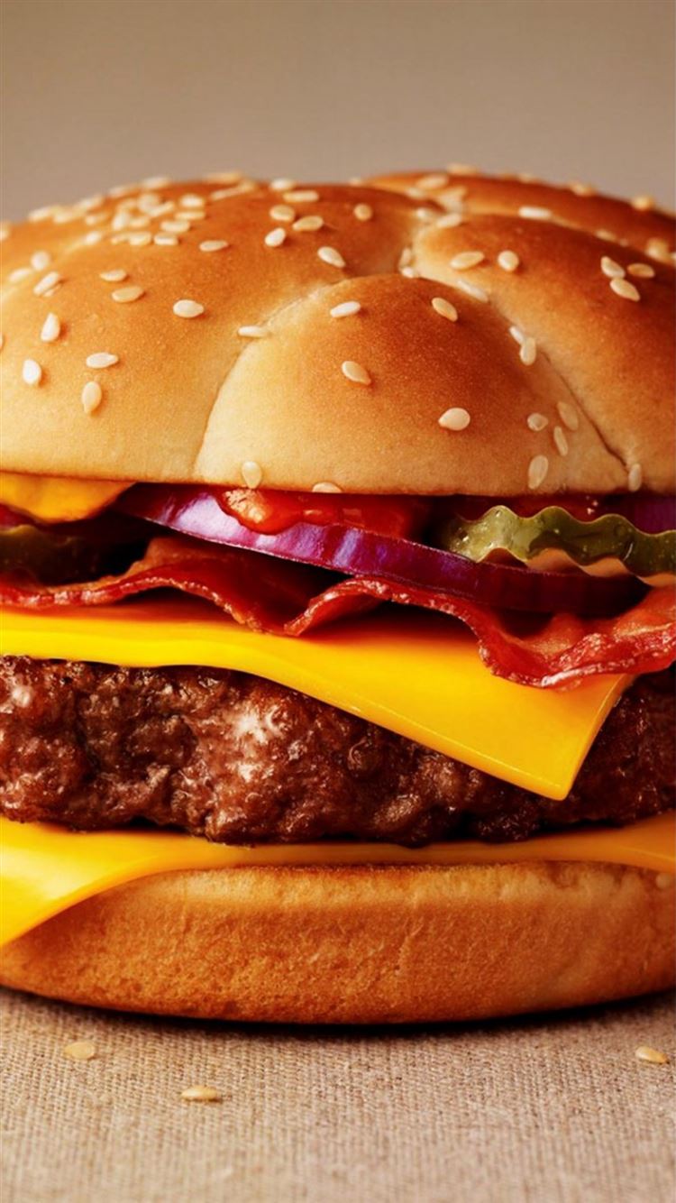 Best Cheeseburger iPhone 8 HD Wallpaper