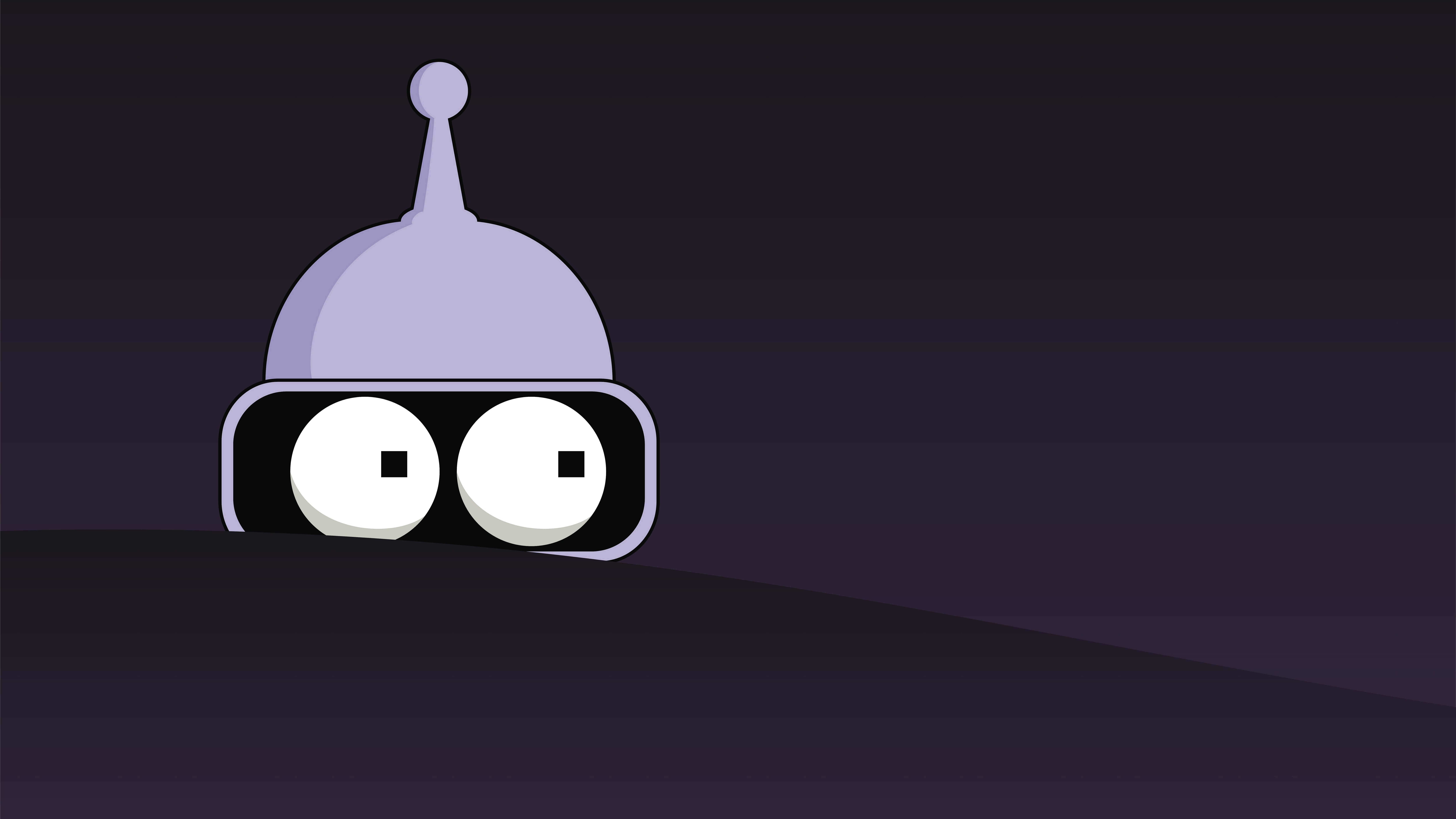 Futurama Icon Bender in 8K Ultra HD Wallpaper