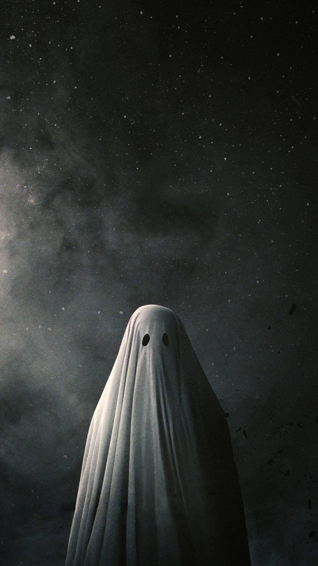 Download White Blanket Ghost Aesthetic Wallpaper