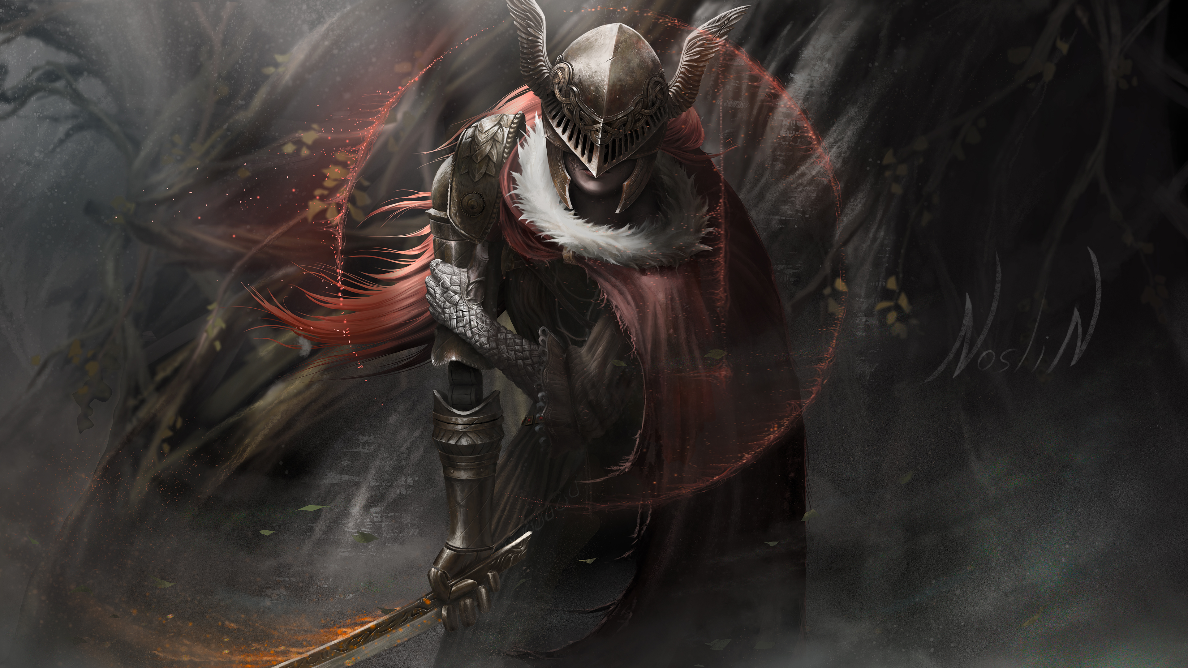 Malenia Blade of Miquella Wallpaper 4K, Elden Ring, Artwork