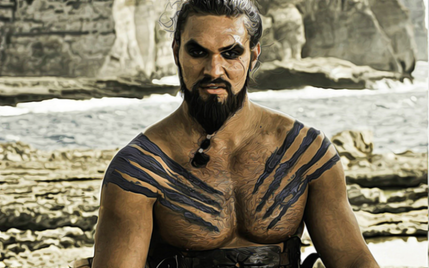 Khal Drogo From Game Of Thrones (Digital Art)