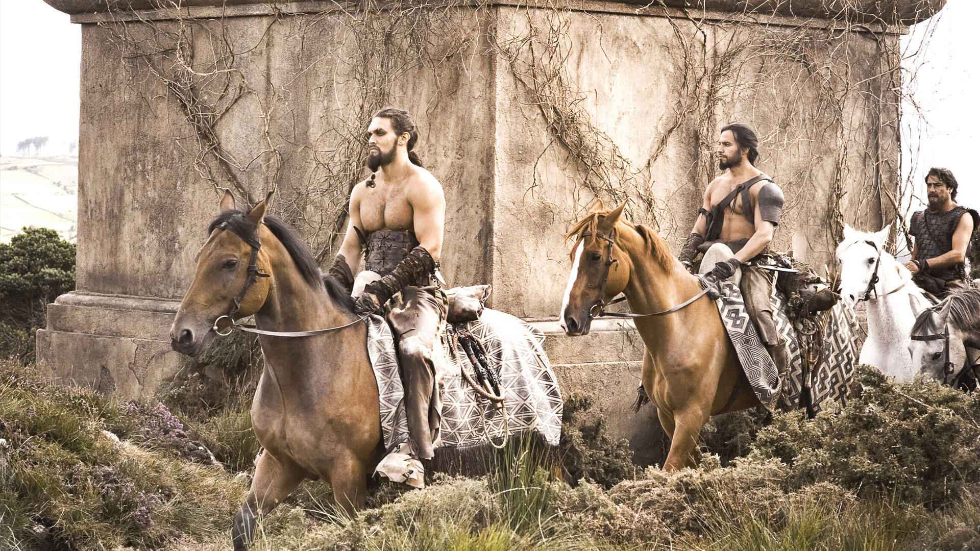 Download Jason Momoa Dothraki Horses Wallpaper