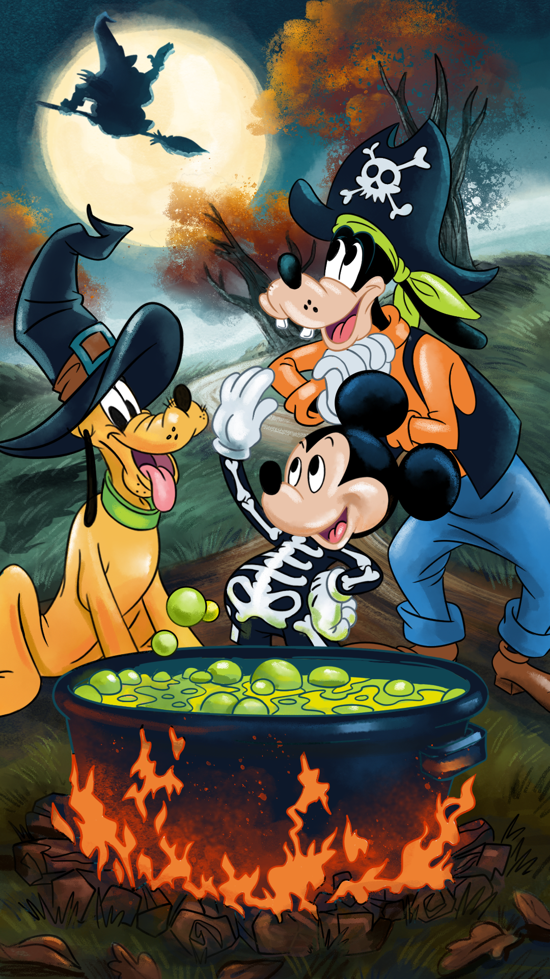 Lizzie M Press LLC Halloween Wallpaper