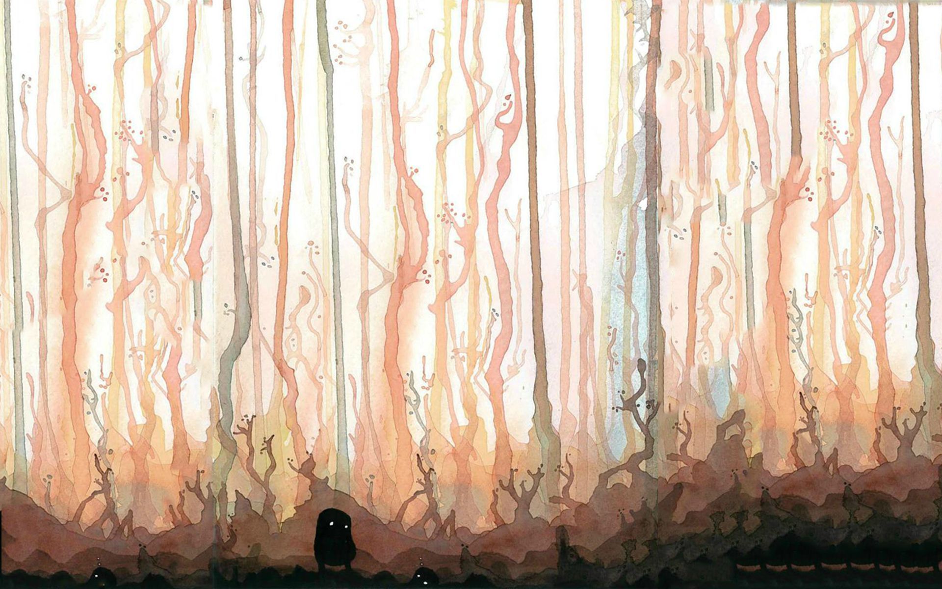 Watercolor Tree PC Wallpaper, HD Watercolor Tree PC Background on WallpaperBat