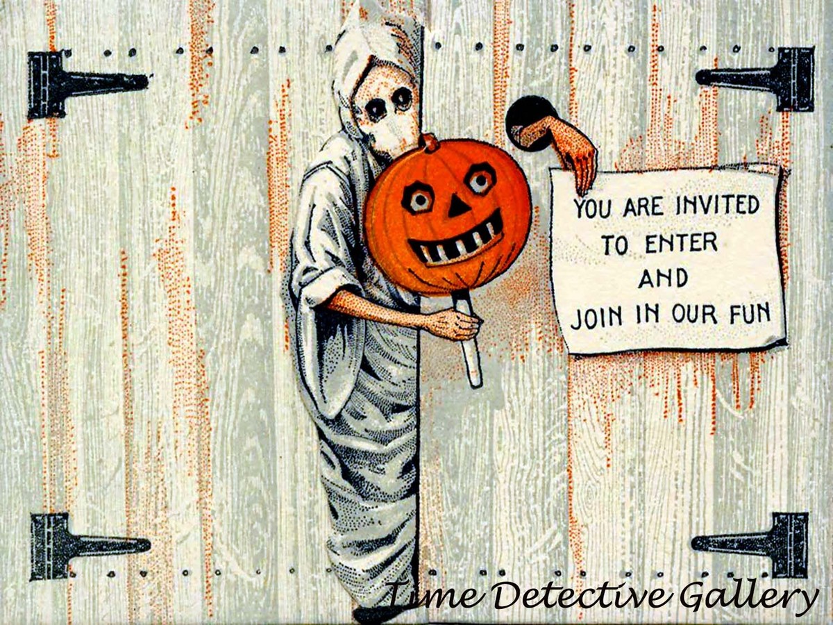 Vintage Halloween Graphic Print Holiday Print