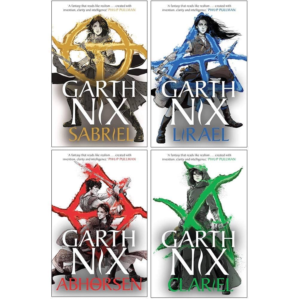 Garth Nix Old Kingdom Series 4 Books Collection Set (Sabriel, Lirael, Abhorsen, Clariel): Garth Nix: 9789124098391: Books