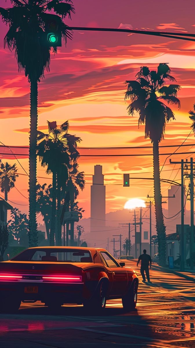 GTA 5. Weather phone wallpaper
