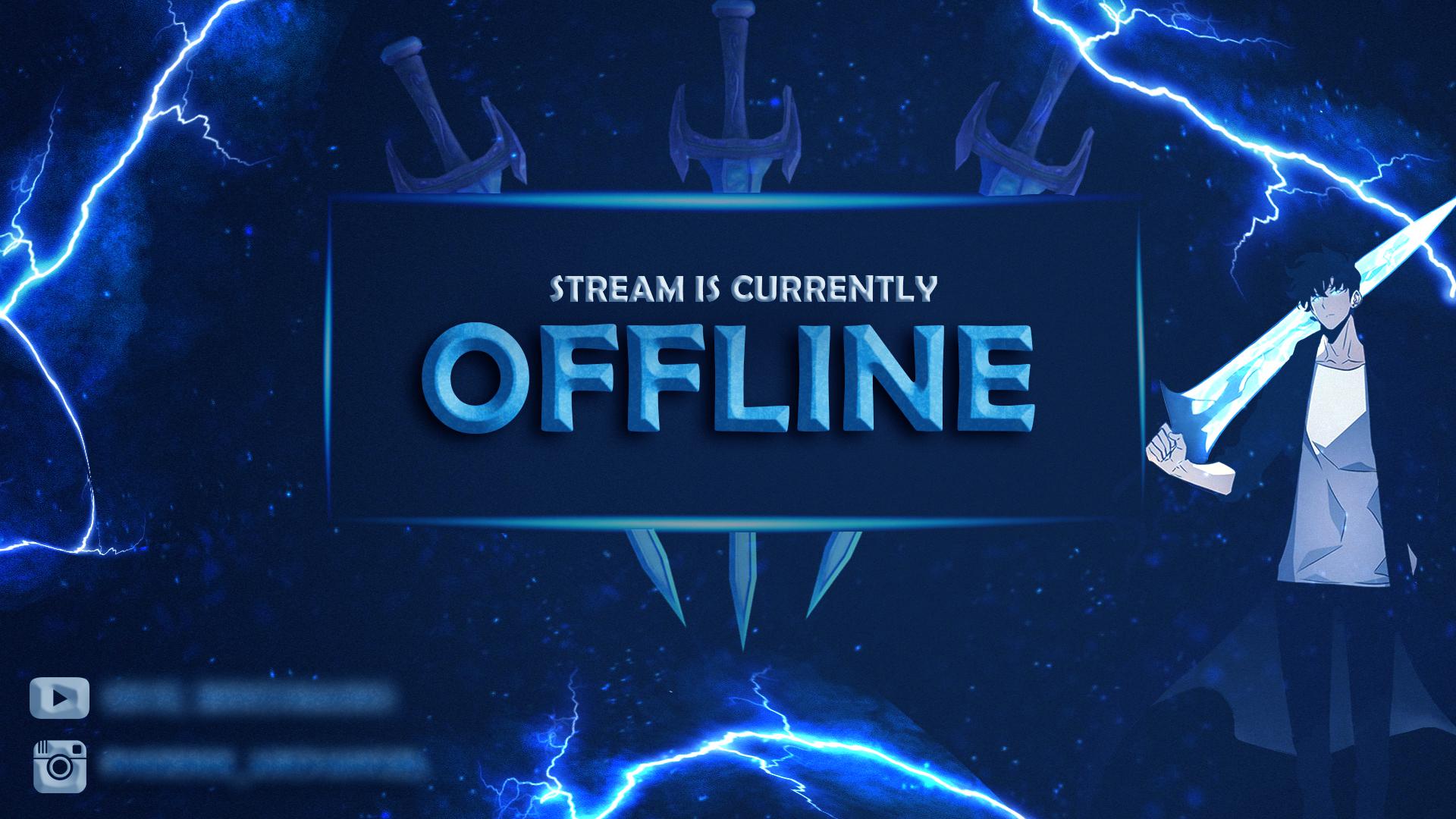 Decided to make a twitch offline banner, what do you think? ( P.S: I'm learning )