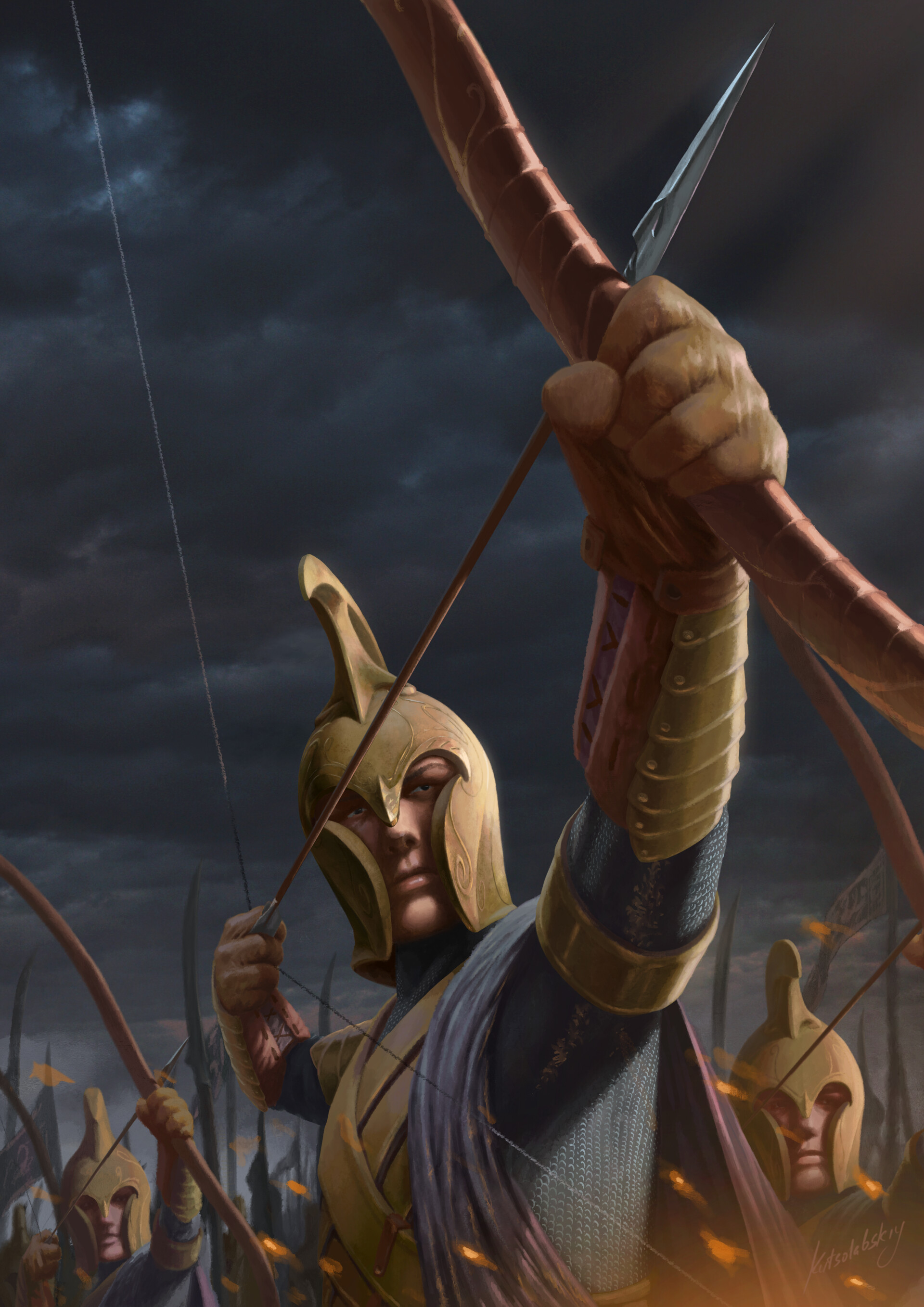 Noldor warrior on the last alliance