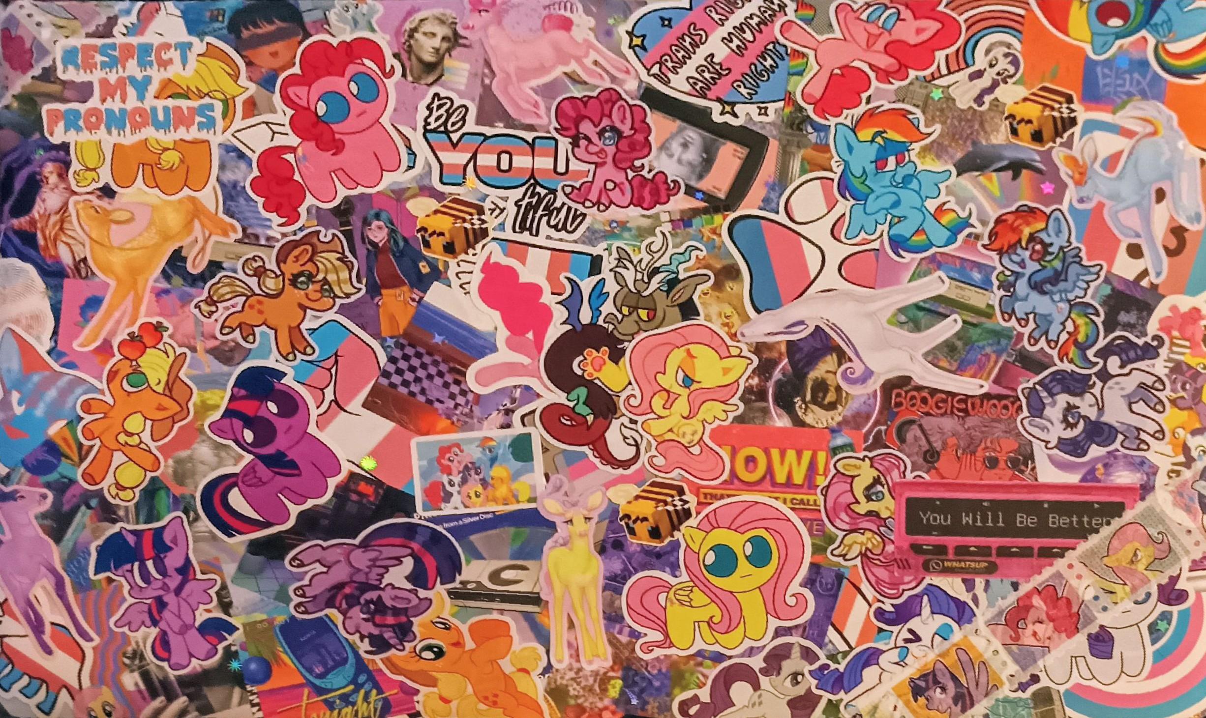 Sticker bombed my laptop yesterday!