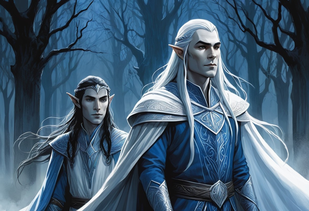 Noldor Elves in Middle Earth. Stable Diffusion Online