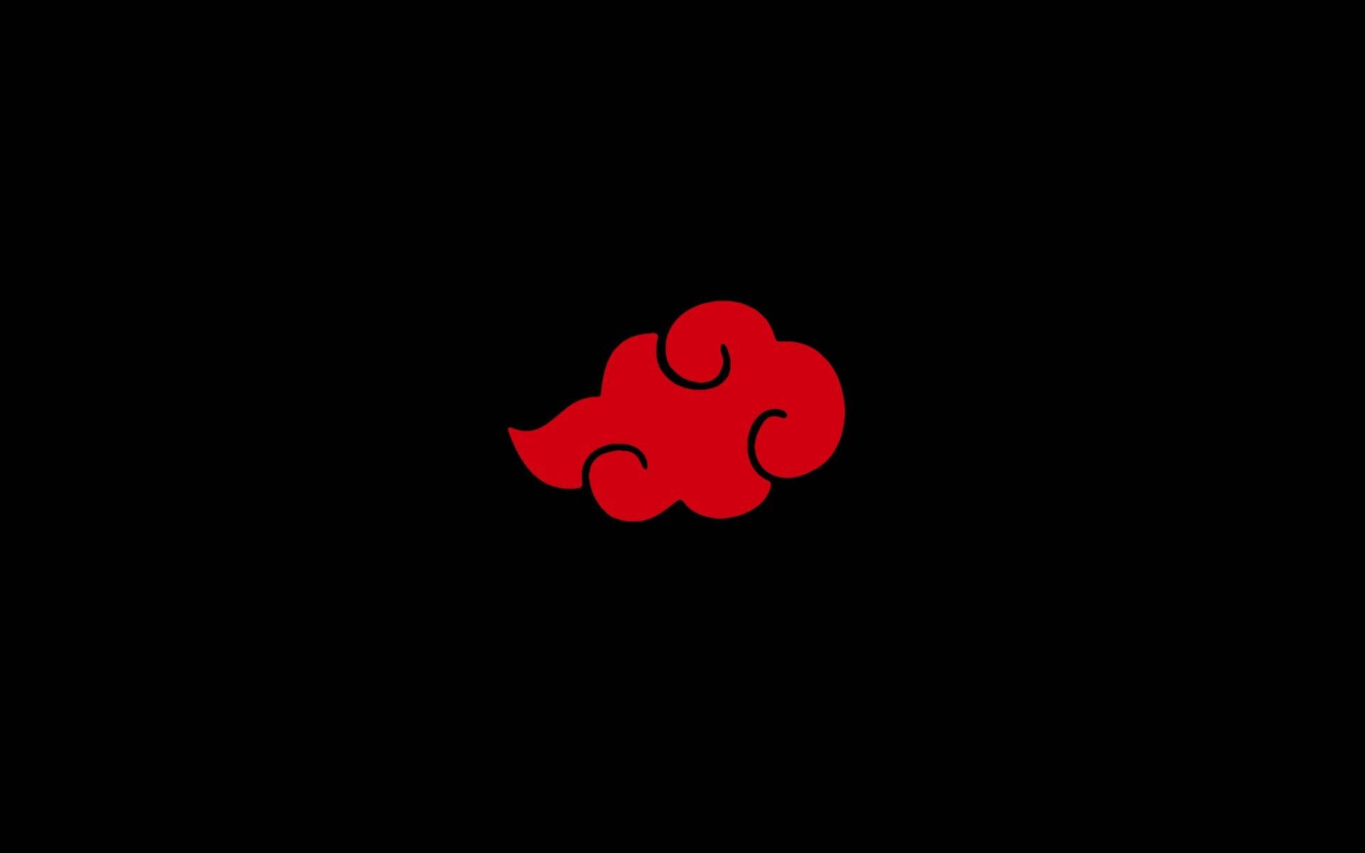 Download Black And Red Akatsuki Clouds Wallpaper