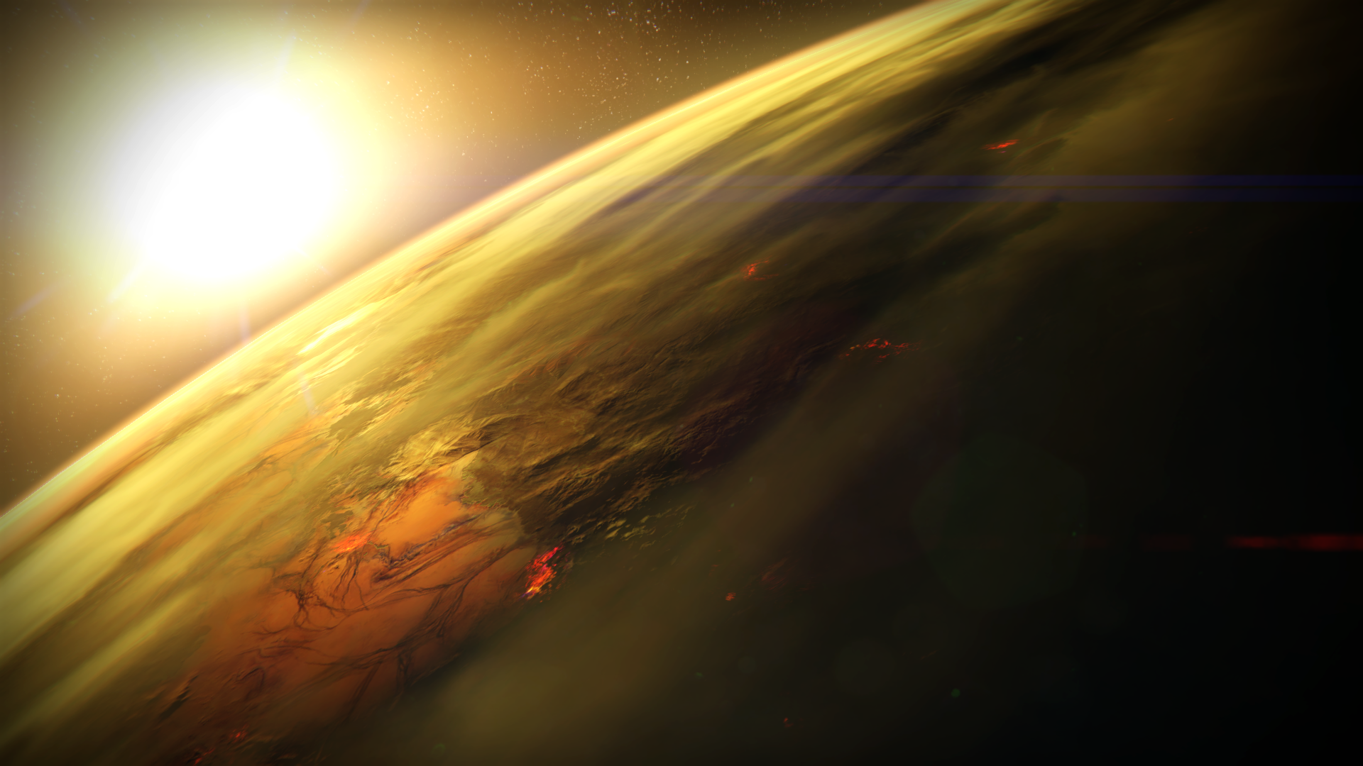 Wallpaper of the 6 areas we can orbit