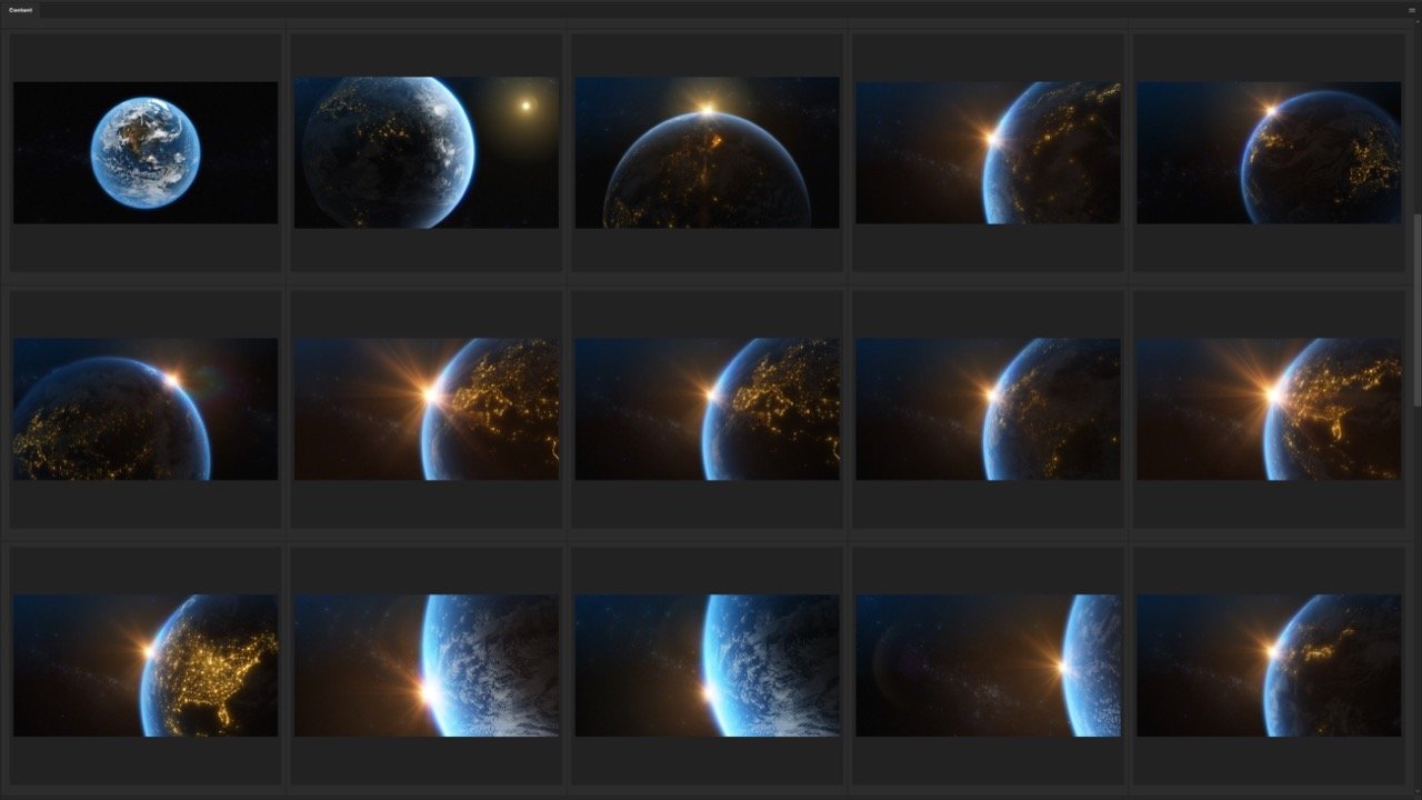 Earth Orbit 58 Stock Image Vol.1