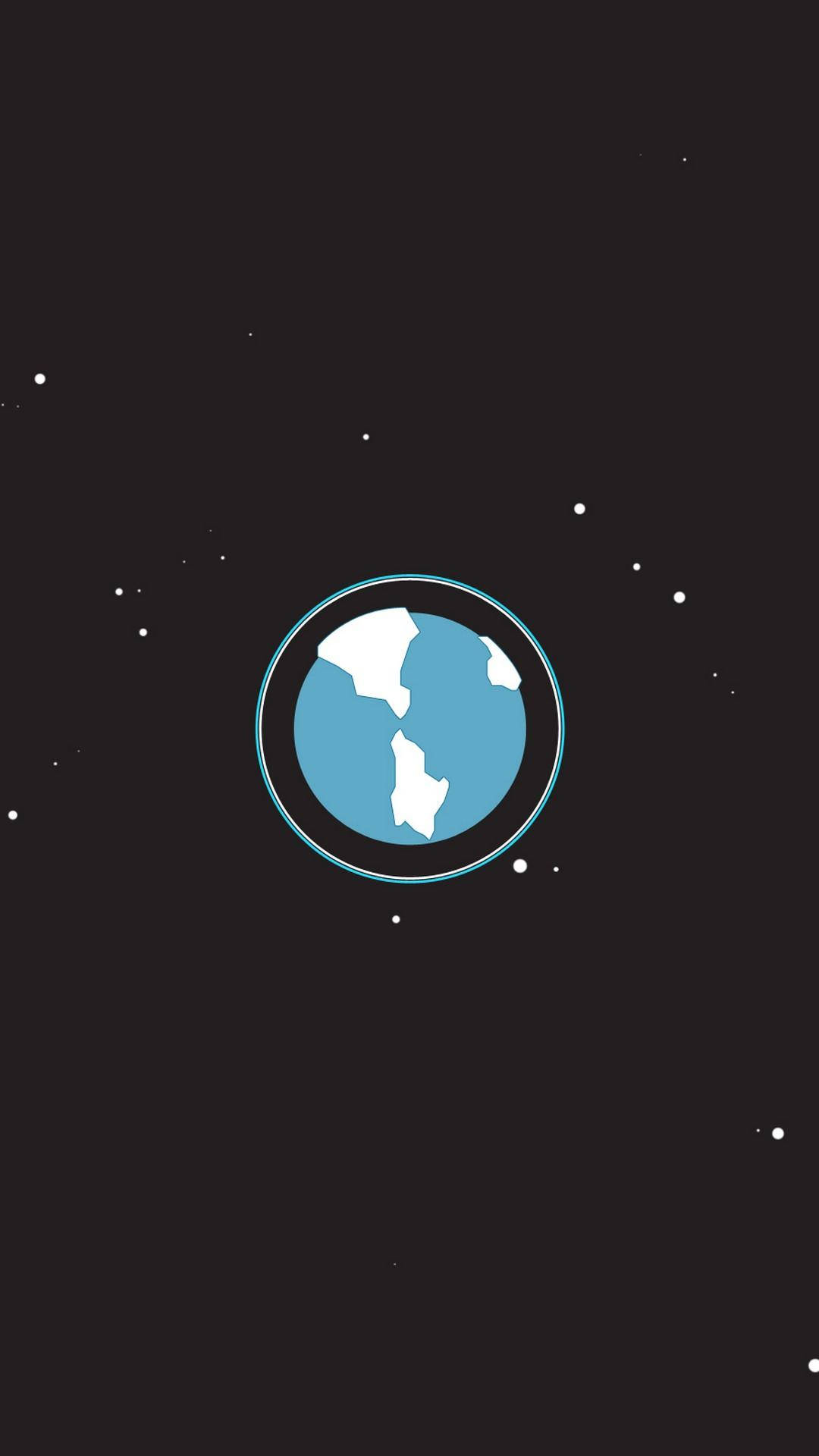 Download Earth Orbit Minimalist Android Wallpaper