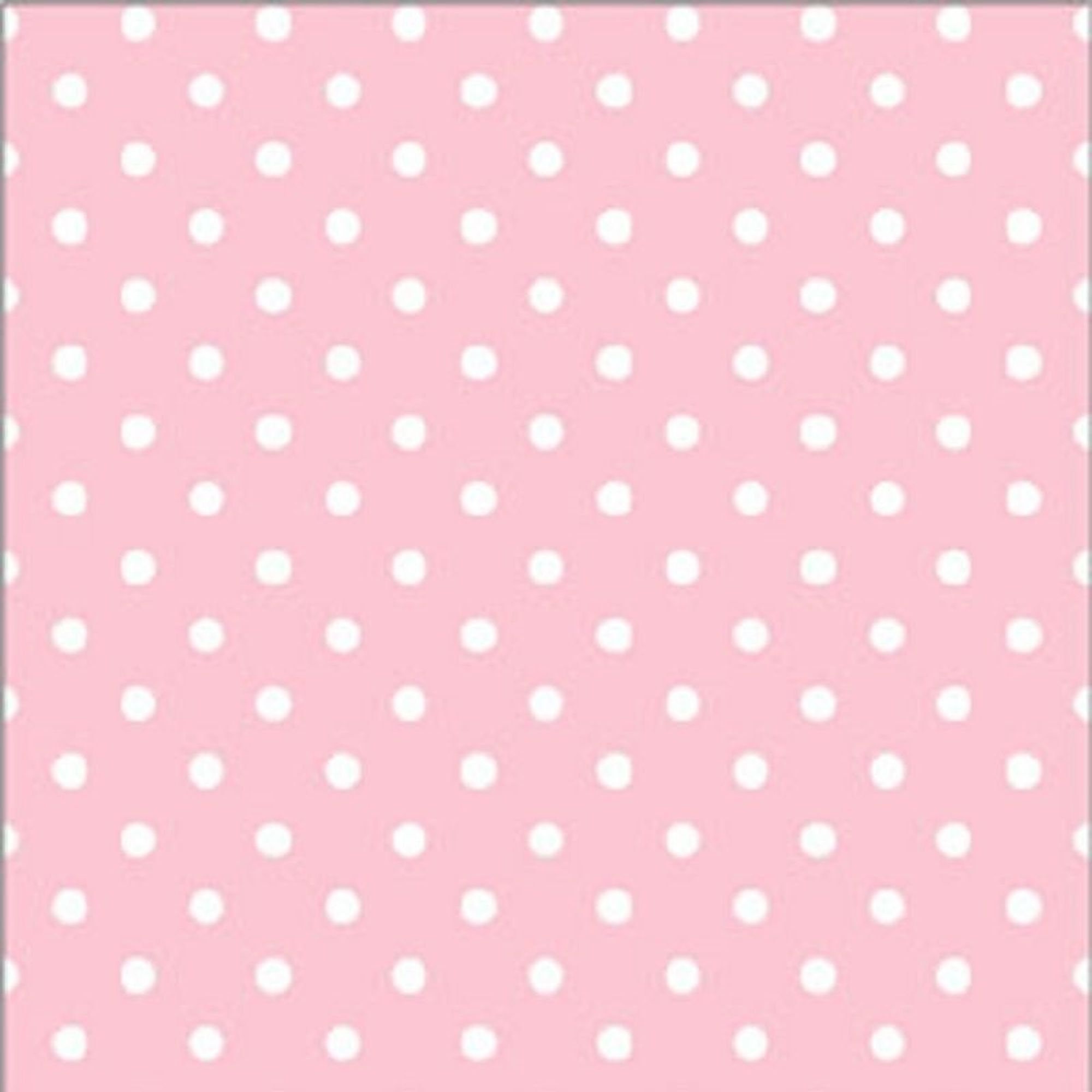Dollhouse Wallpaper Elle Polka Dots Light Pink