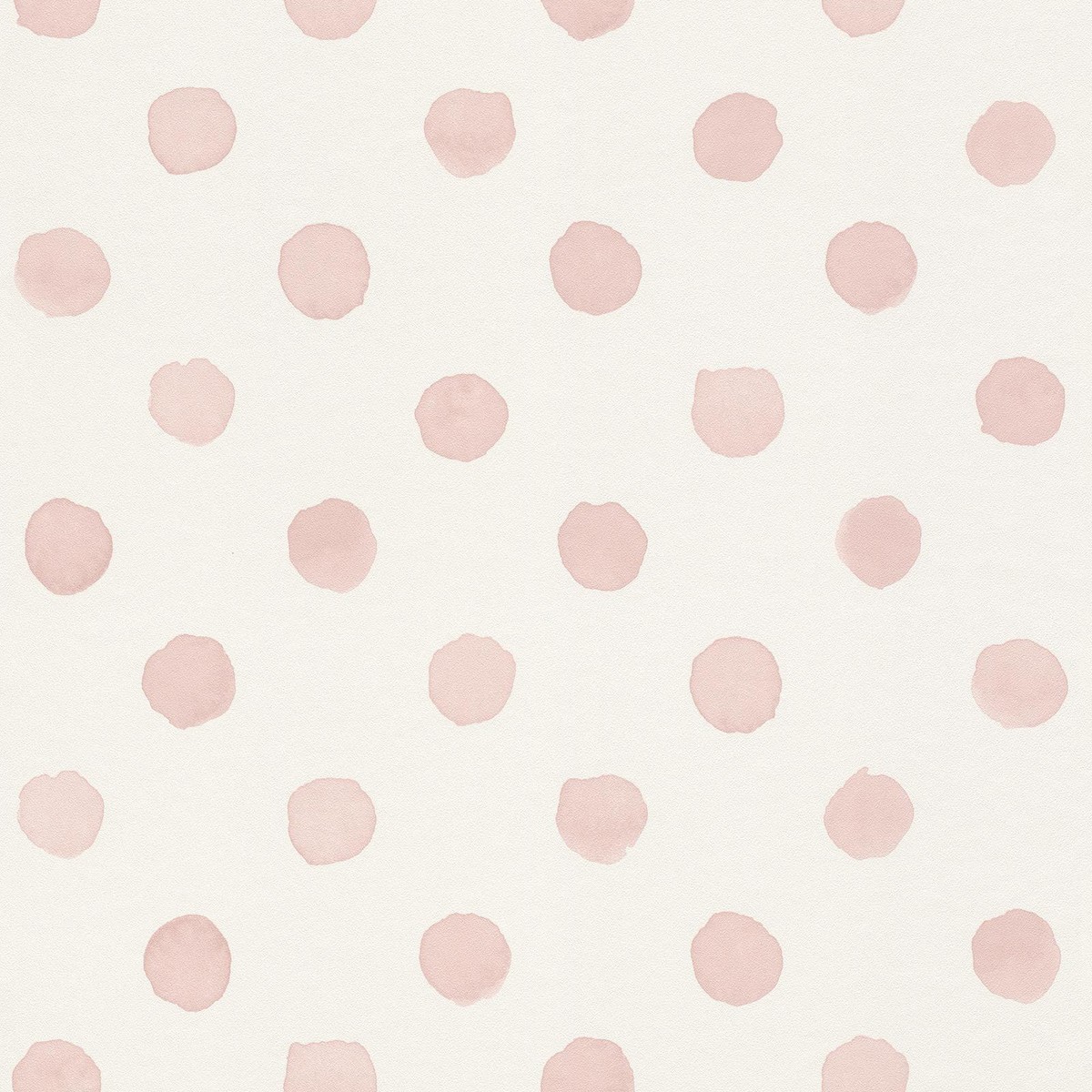 Polka Dots Soft Spot Wallpaper Pastel Pink 252019 The Design Library