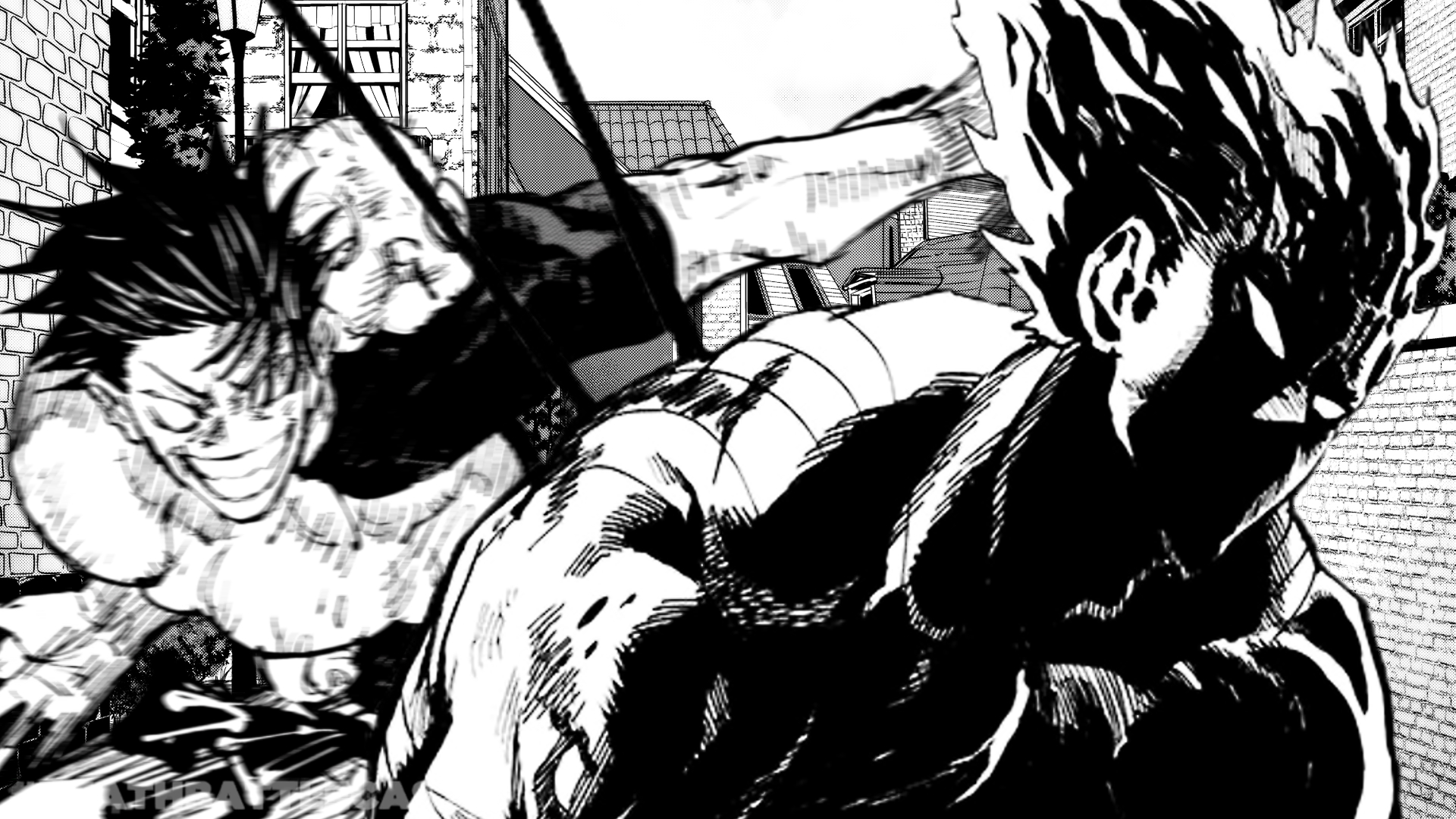 Toji vs Hunter Garou (Jujutsu Kaisen vs One Punch Man)