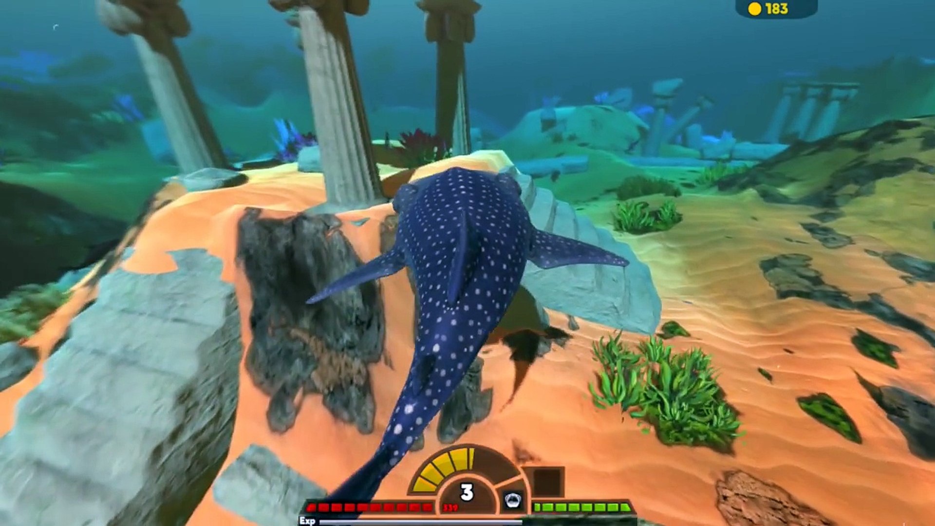 BIGGEST FISH EATS THE MOSASAUR!!! Feed Grow