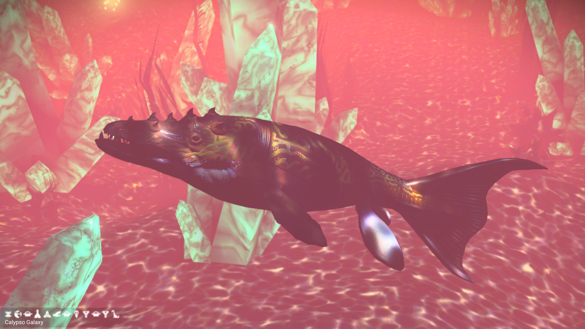 Stephen Ehler Mighty Mosasaur Very close to the ones that once roamed the seas of our world. One of the best natural ones I've seen. Very similar parts to