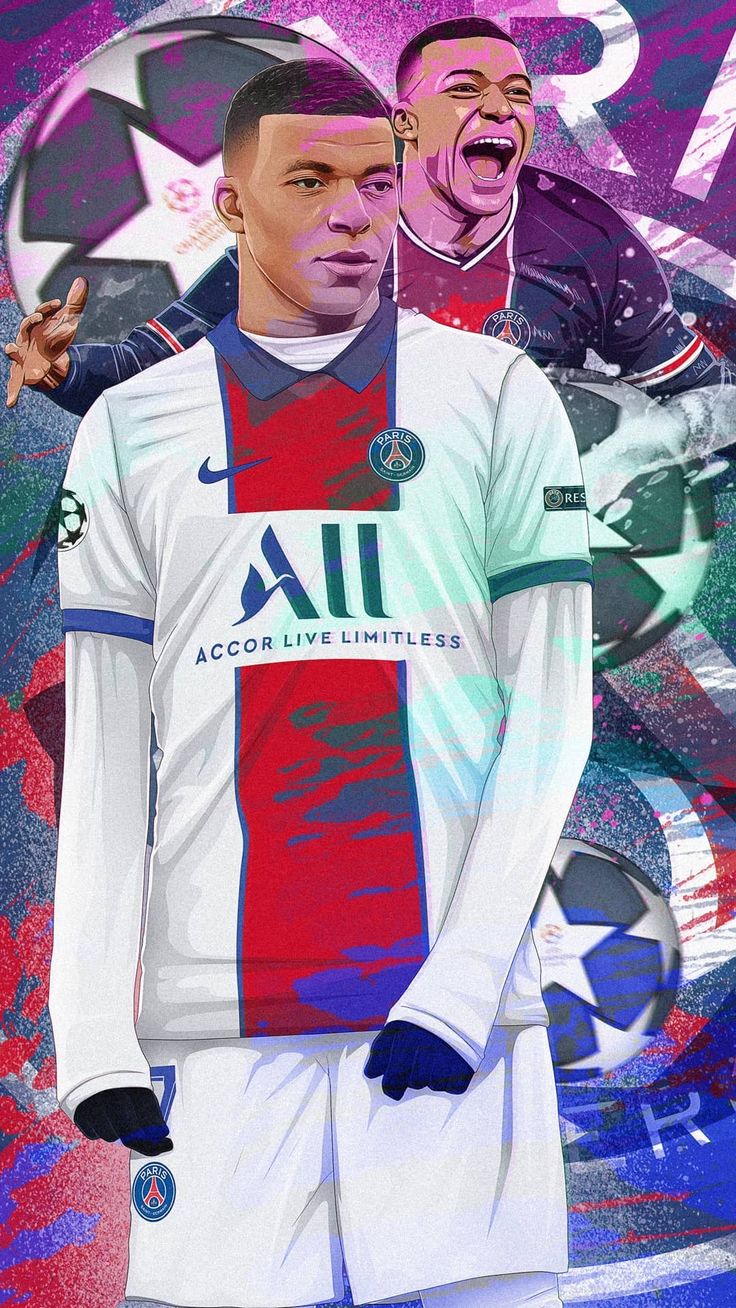 Instagram. Neymar football, Kylian mbappé, Football artwork