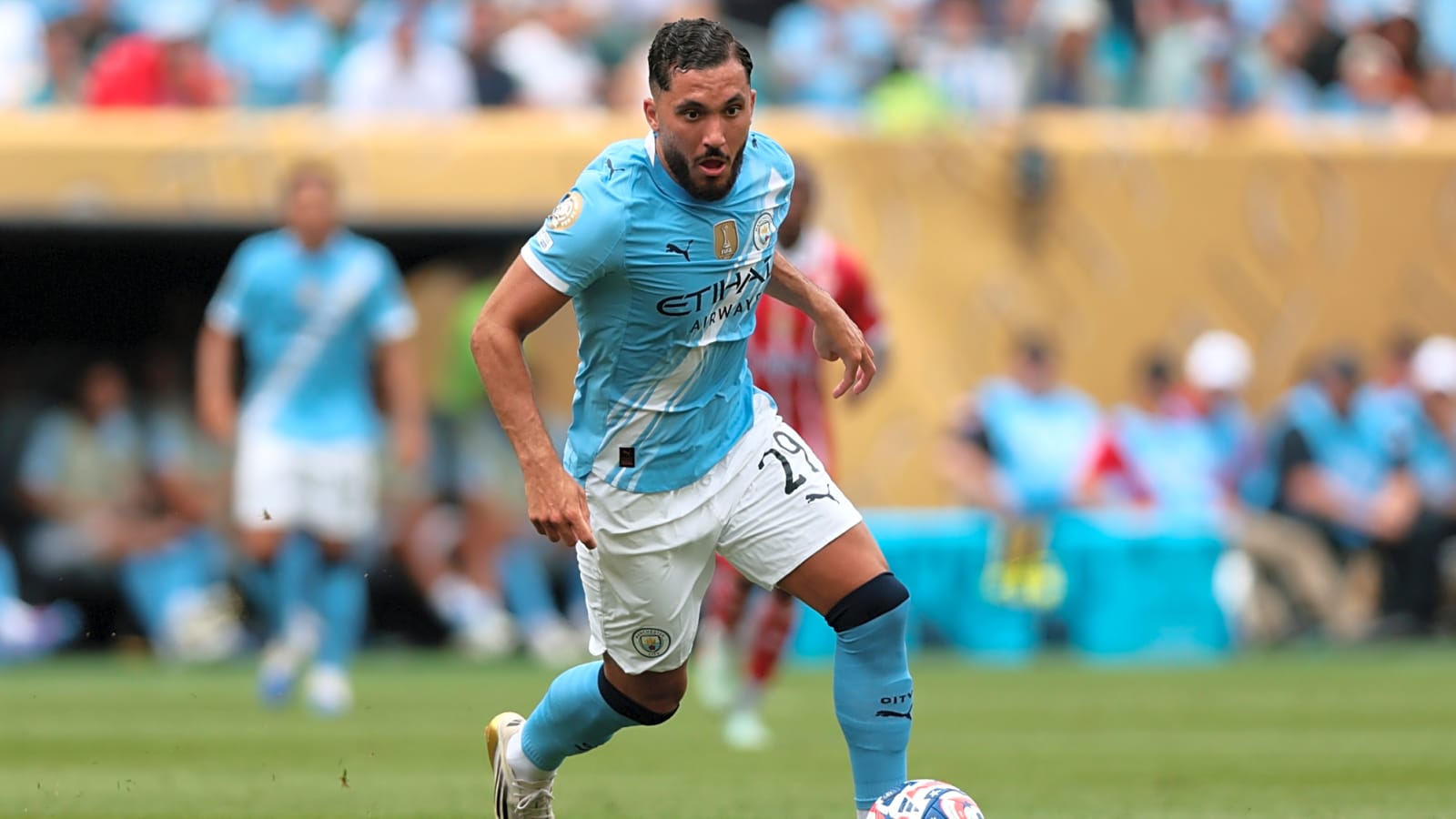There were glimpses of quality shown by Rayan Cherki in his Manchester City debut