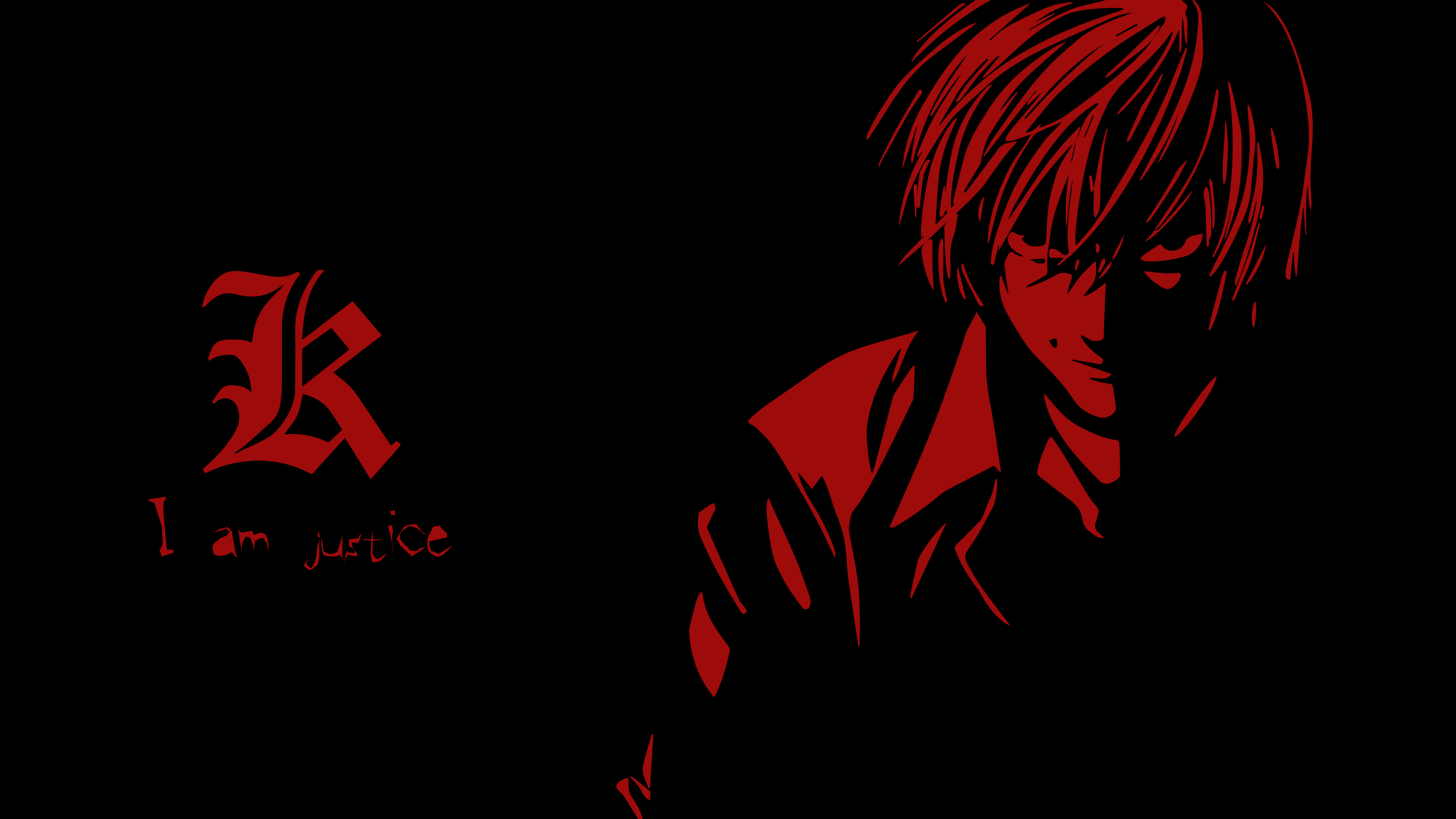 Light Yagami Wallpaper 4K, 5K, Death Note, Black background