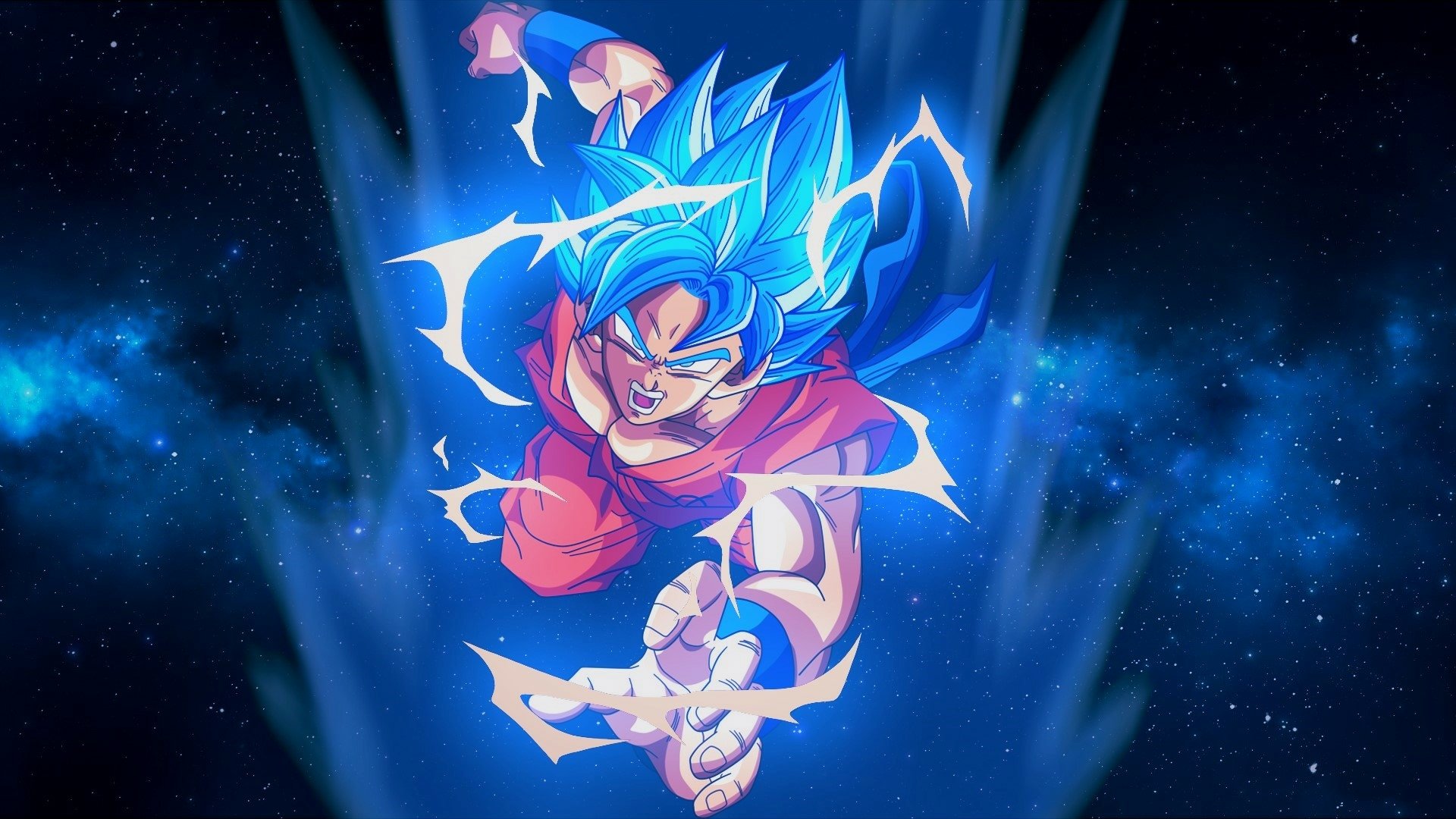 Goku Blue Aura HD Wallpaper. Dragon Ball Super Power Unleashed