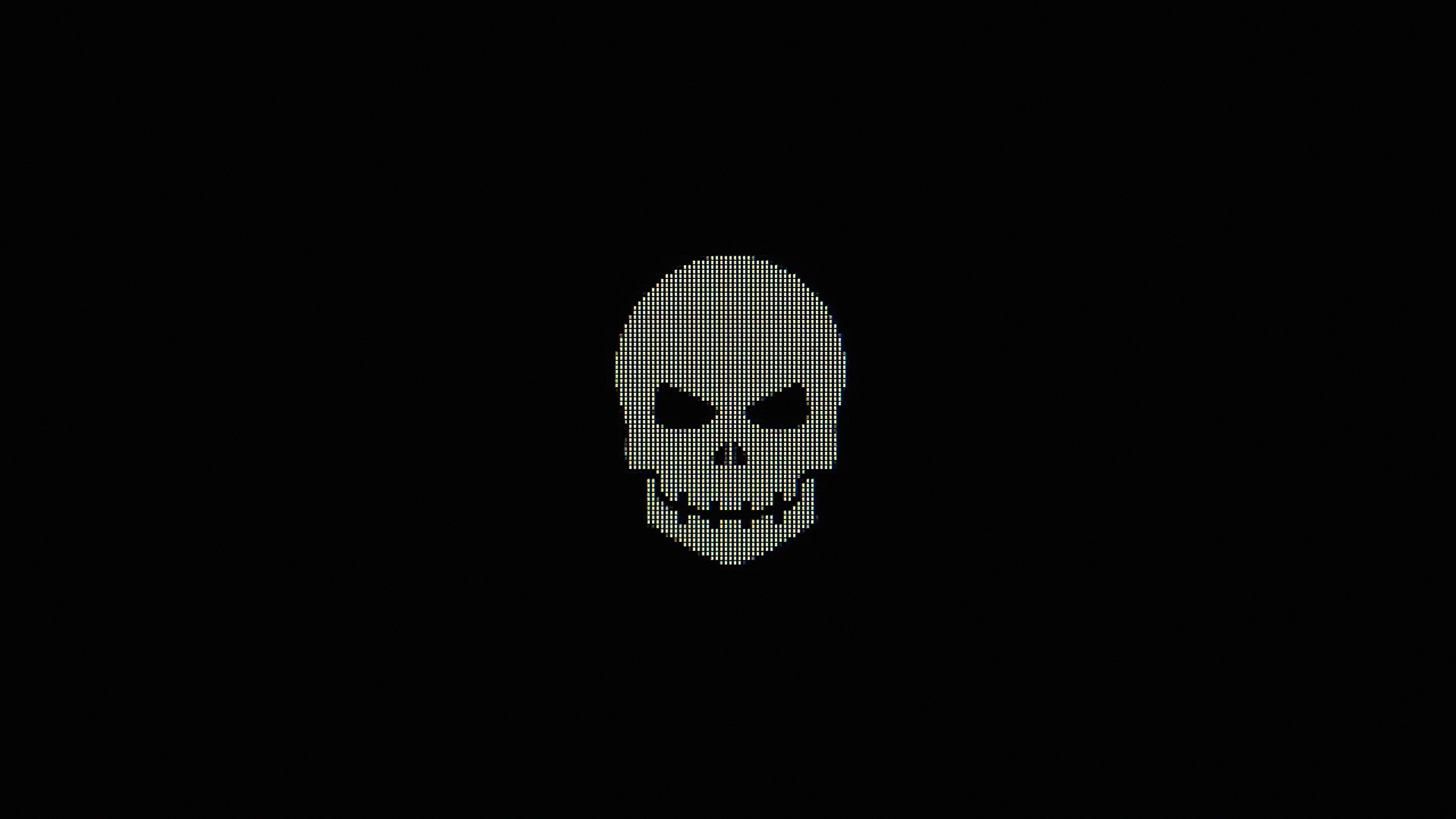 Skull Minimal Pixel 4k Wallpaper, HD Artist Wallpaper, 4k Wallpaper, Image, Background, Photos and Picture