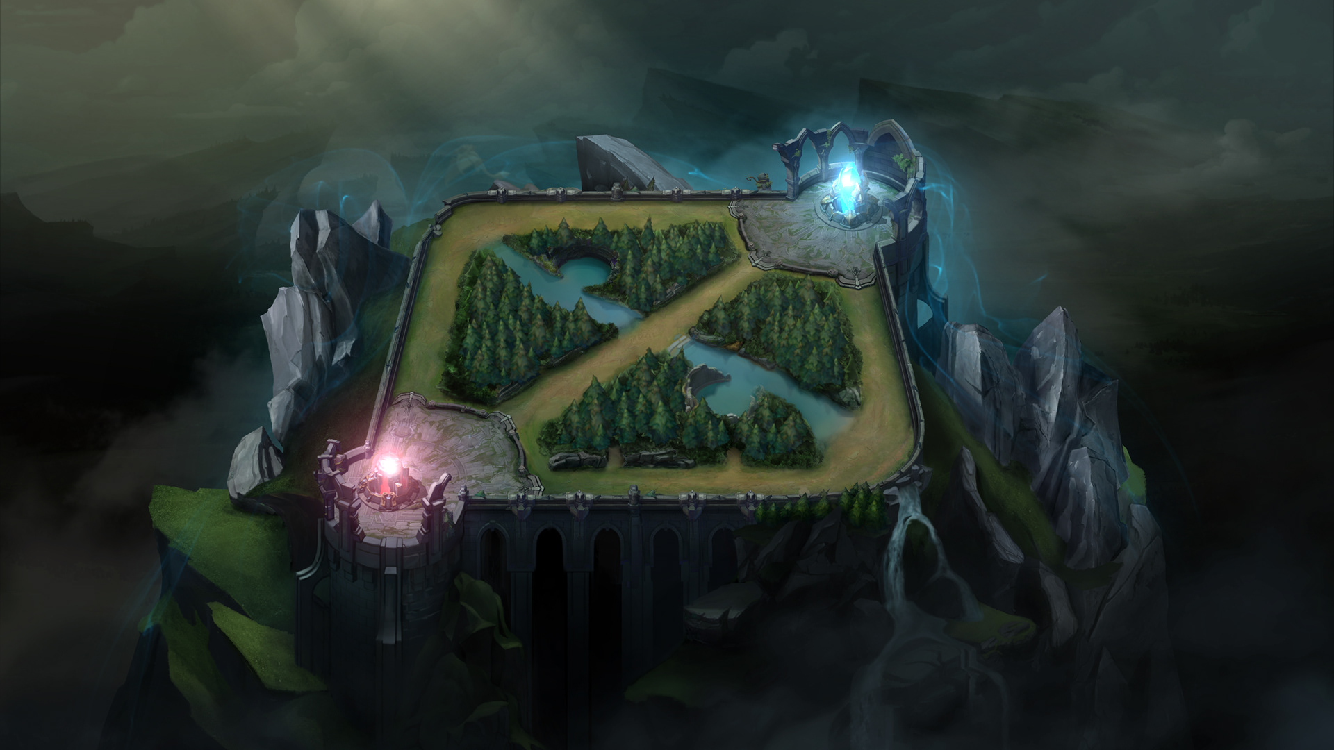 League of Legends: Position Map. Image - Behance