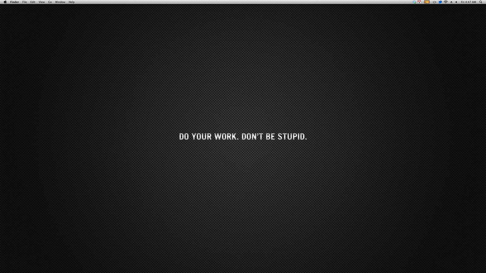 Mac mini desktop wallpaper. Working from home and earning