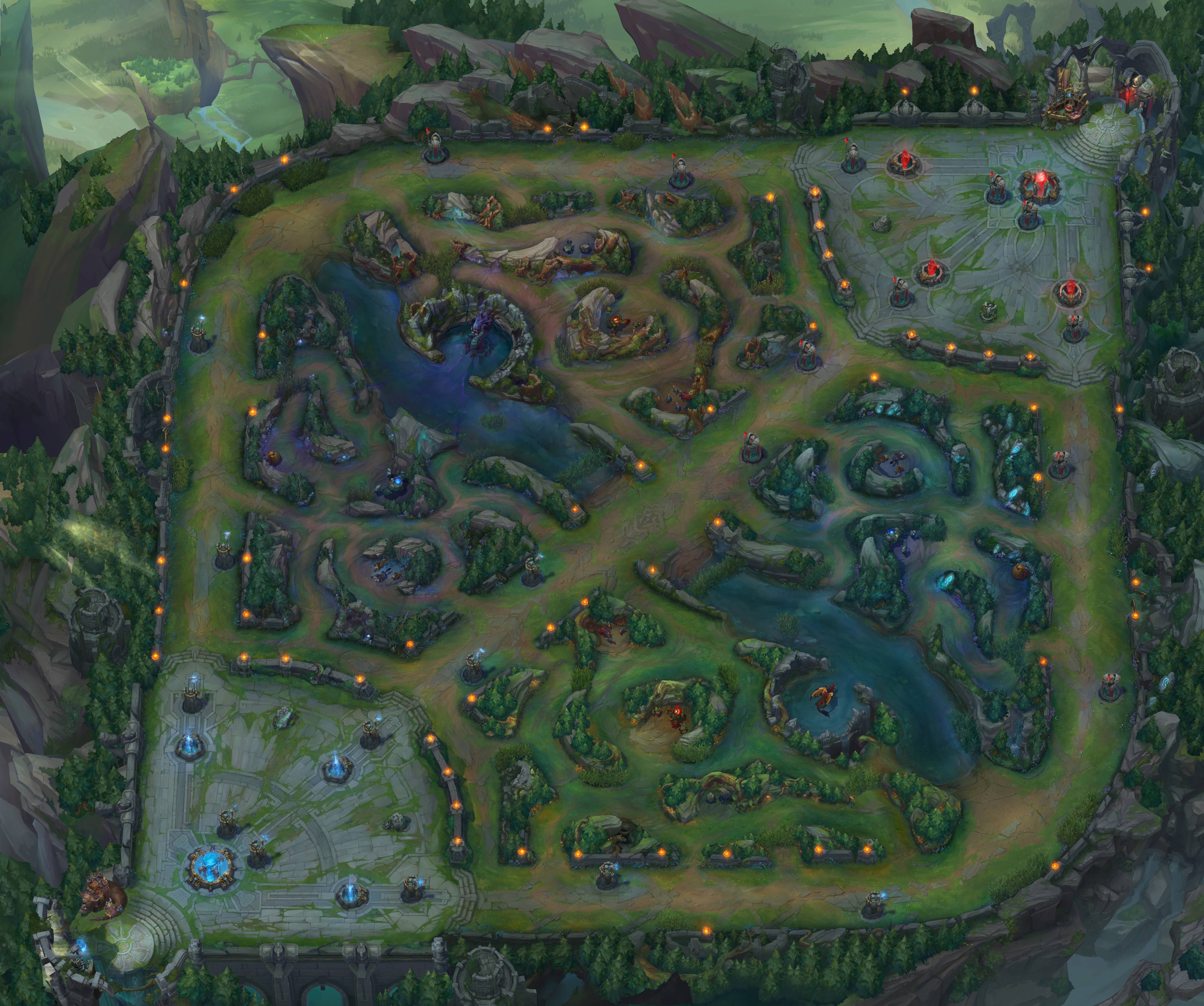 LoLWallpaper. League of Legends Minimap Maps Official