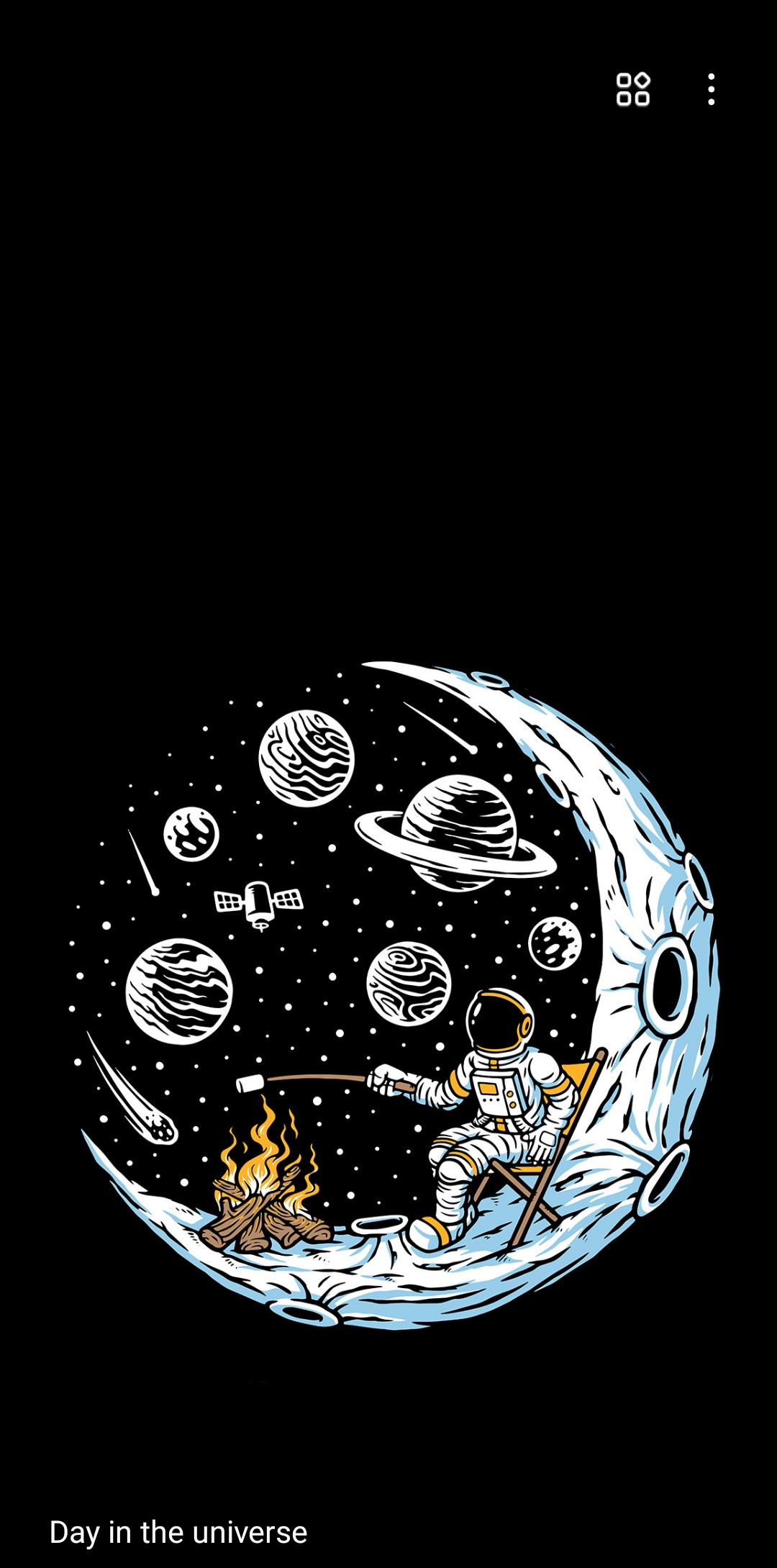 Samsung's dynamic lock screen wallpaper was this today