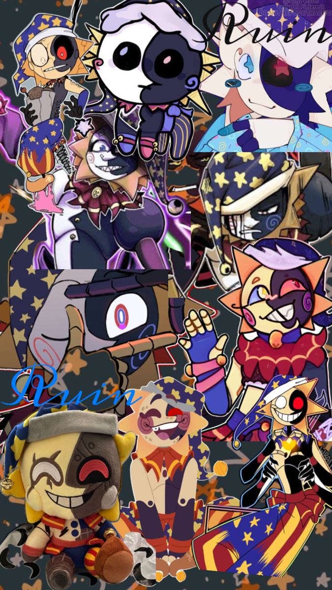 Ruin sams. Sun and moon drawings, Fnaf wallpaper, Fnaf drawings