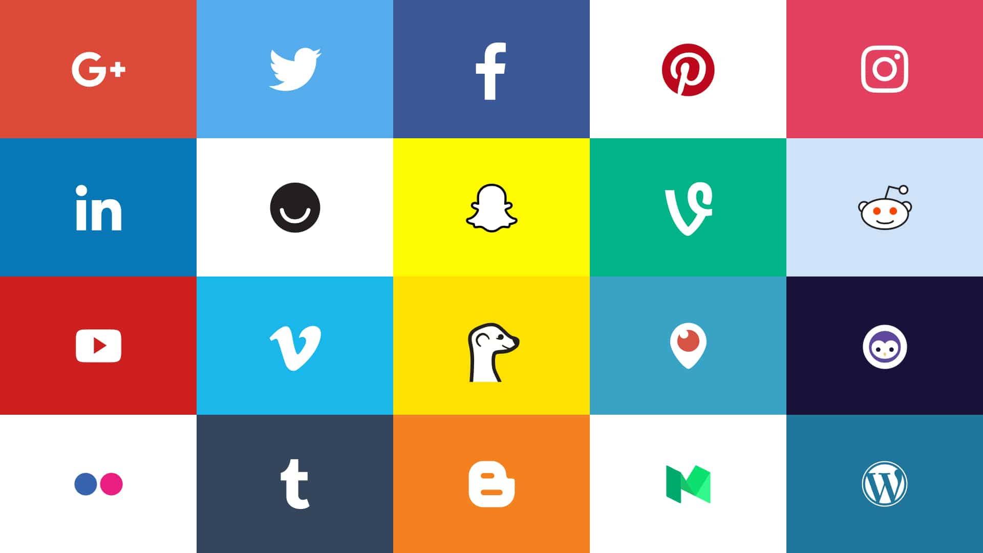 Download Different Social Media Apps Wallpaper