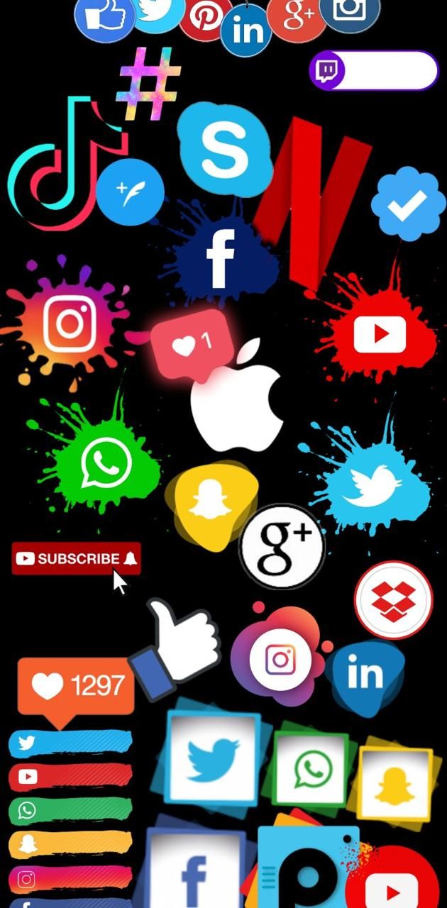 Social mídia wallpaper