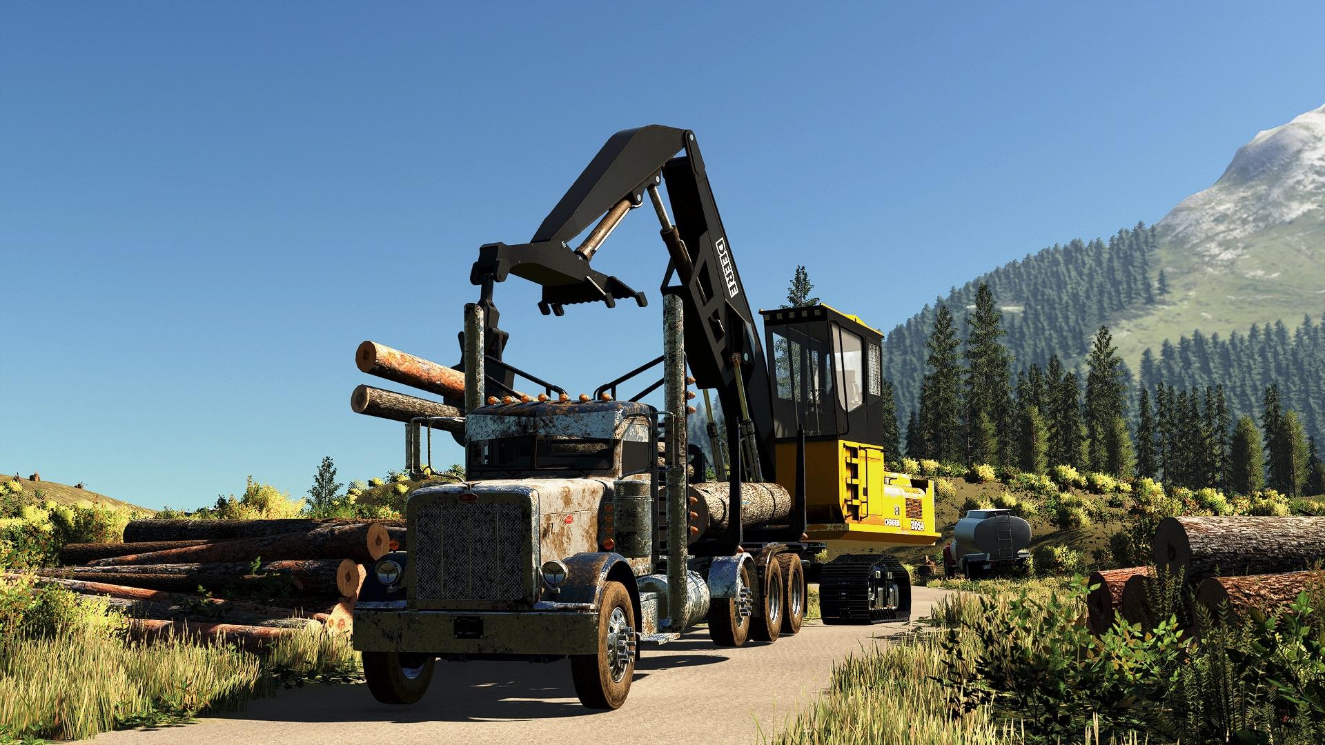 A few more log truck pics