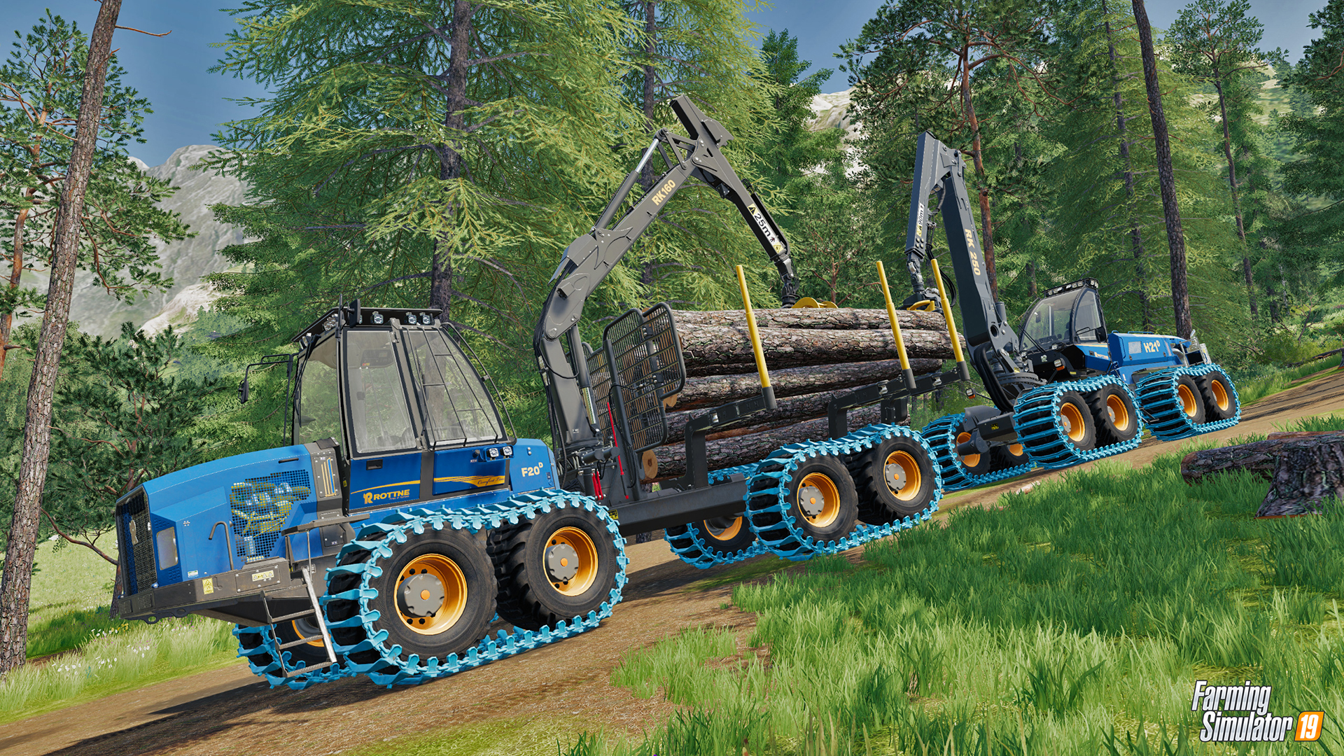 Farming Simulator 19: Farming Simulator 19 extends forestry on March 16 with the Rottne DLC!