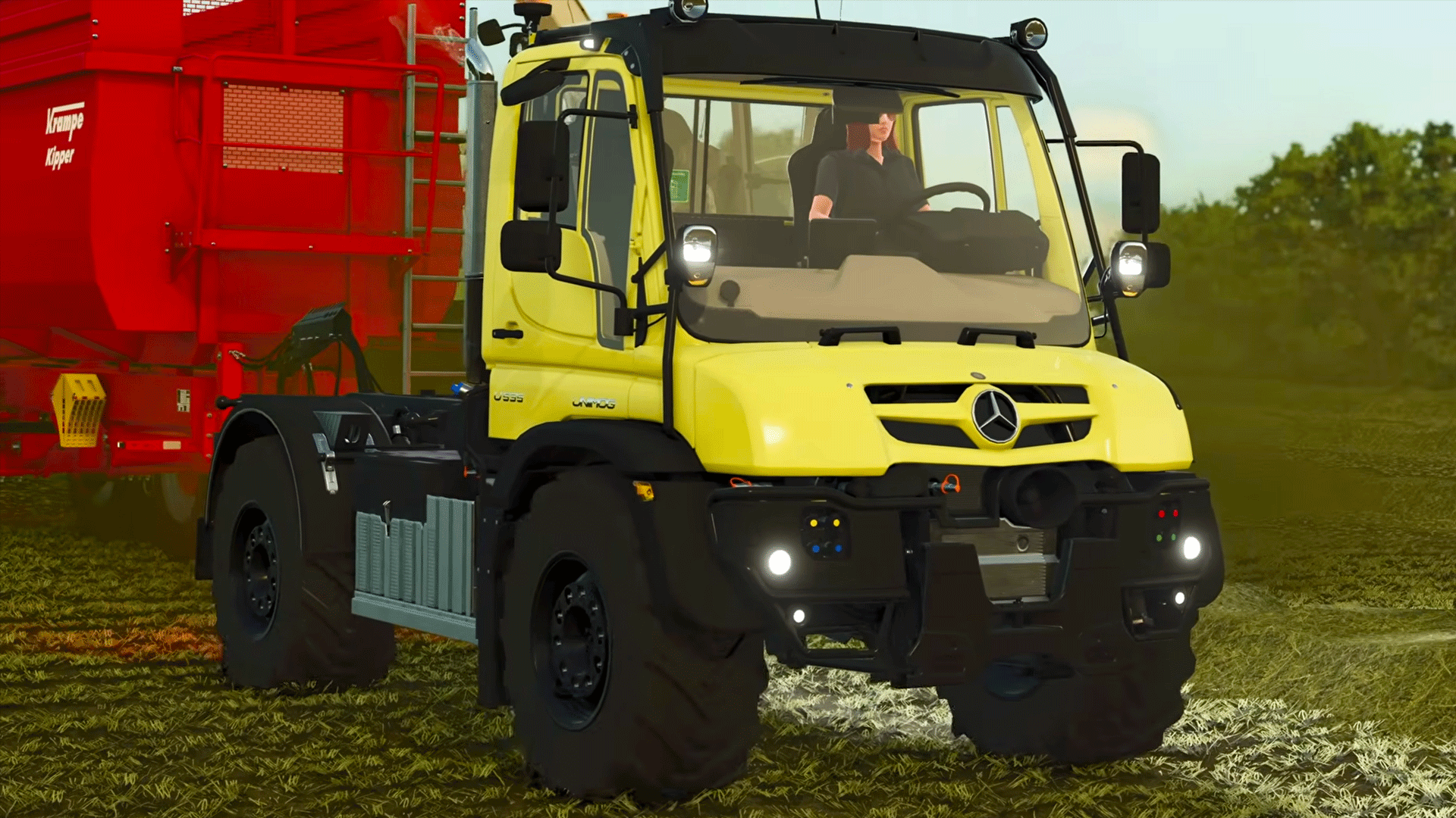 Farming Simulator 25 Mercedes Benz Trucks Pack Announcement Teaser Trailer