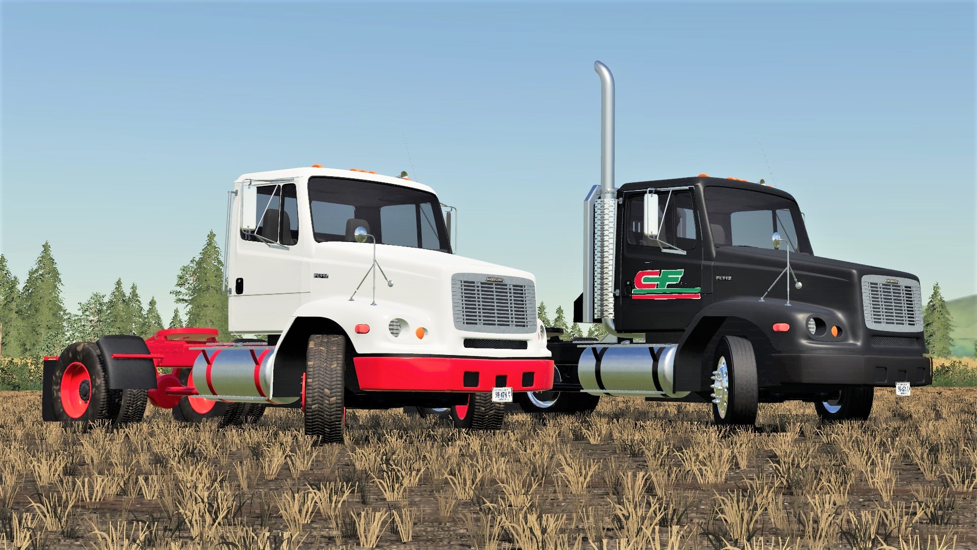 FS19 Mods • Freightliner FL112 Day Cab Truck • Yesmods