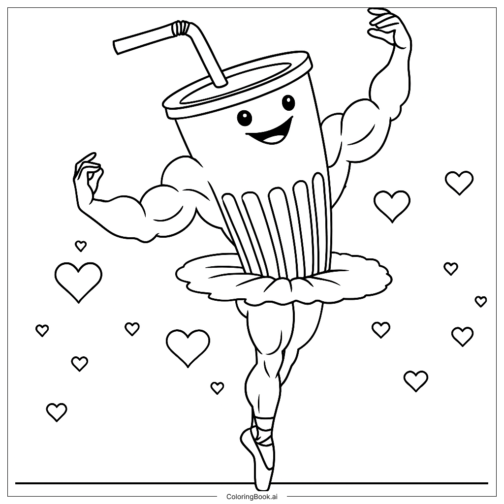 Ballerino Lololo Coloring Page (Free PDF&PNG Printable)