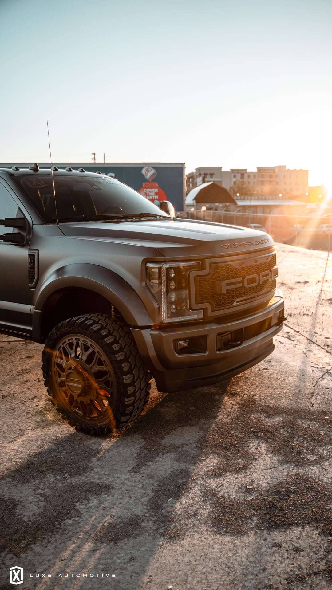 Matte Black F450 Super Duty F450 wheels Brixton Forged Forged™