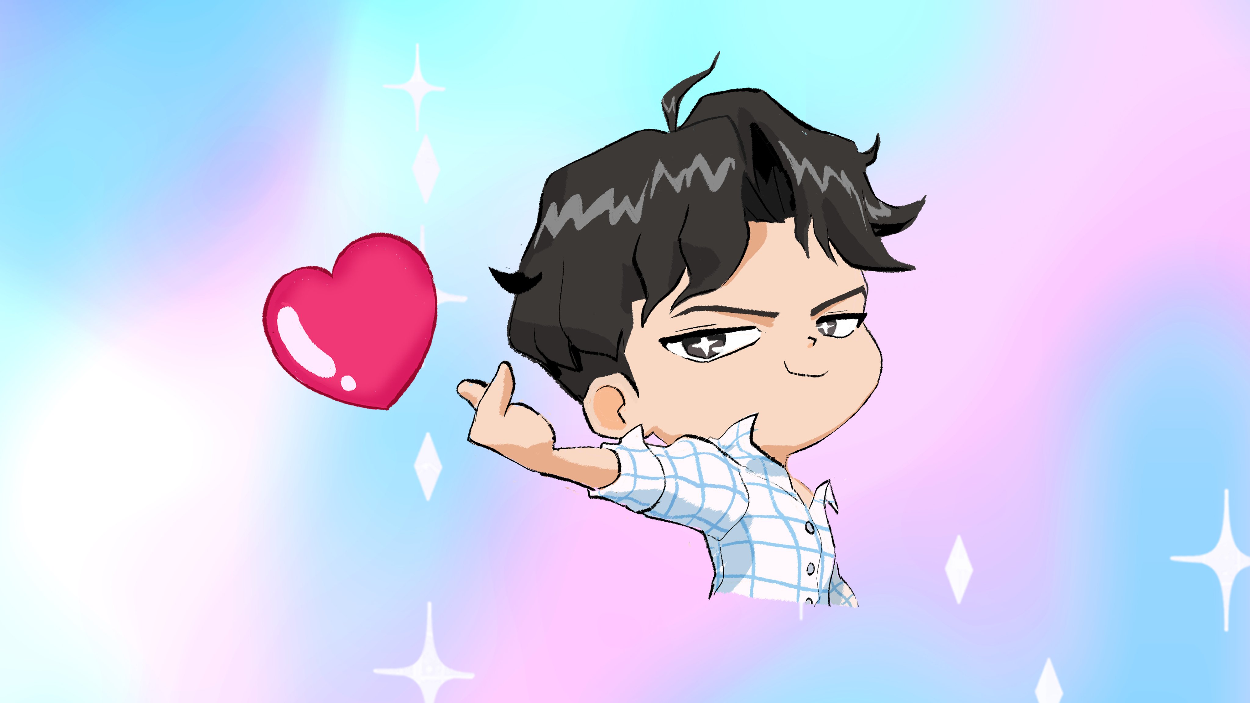 KPop Demon Hunters Jinu concept art