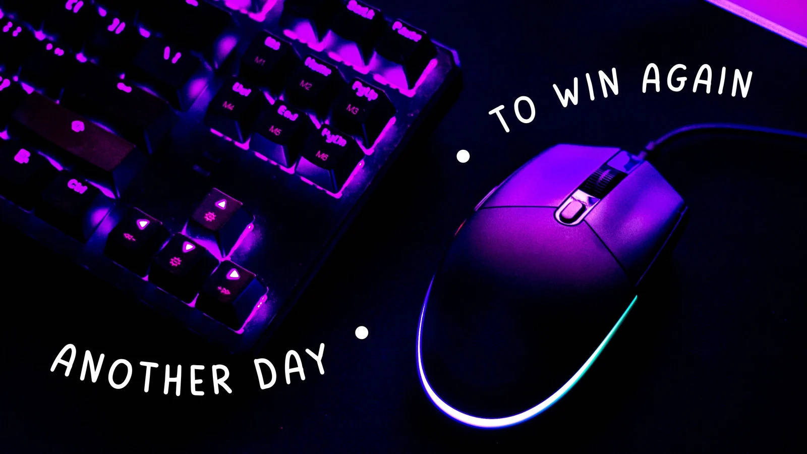 Download Cool Gaming Desktop Motivational Quote Wallpaper