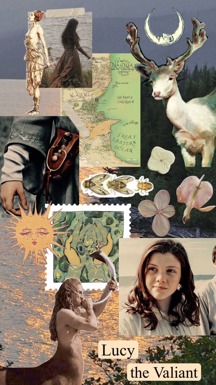 aesthetic #vintage #collage #narnia #lucy