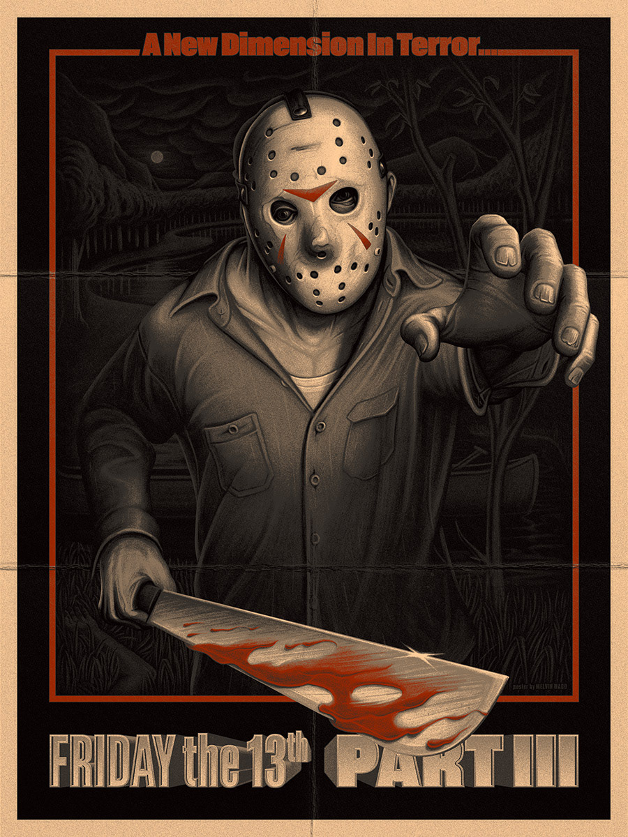 Friday the 13th Part 3 Alternative Movie Poster - Behance