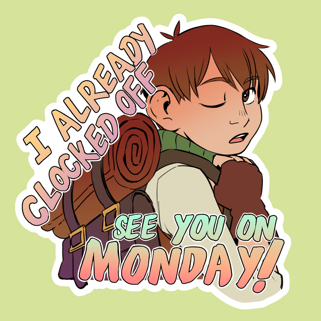 Chilchuck Stickers. shazleen's printed stuff