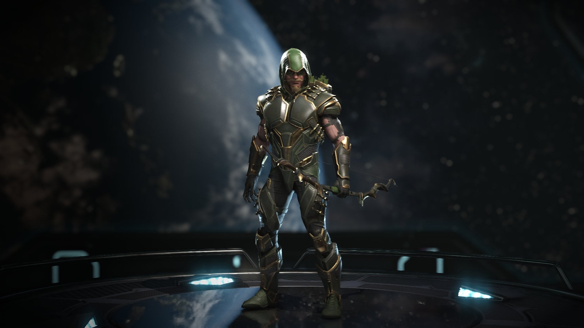 I finally got the Green Arrow Hooded Epic Gear