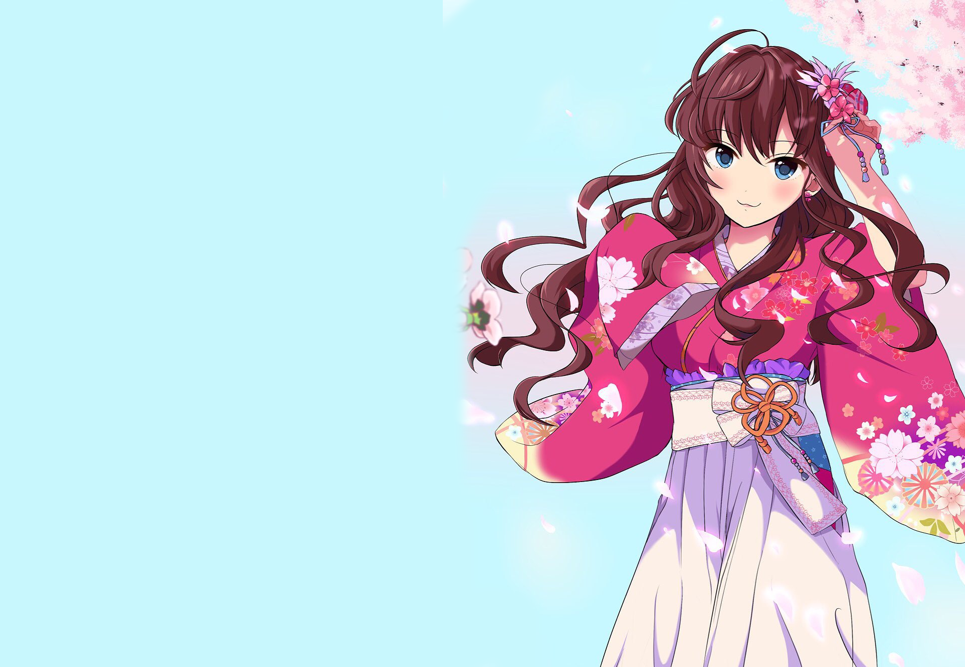 Download Kimono Shiki Ichinose Anime The IDOLM Cinderella Girls Art