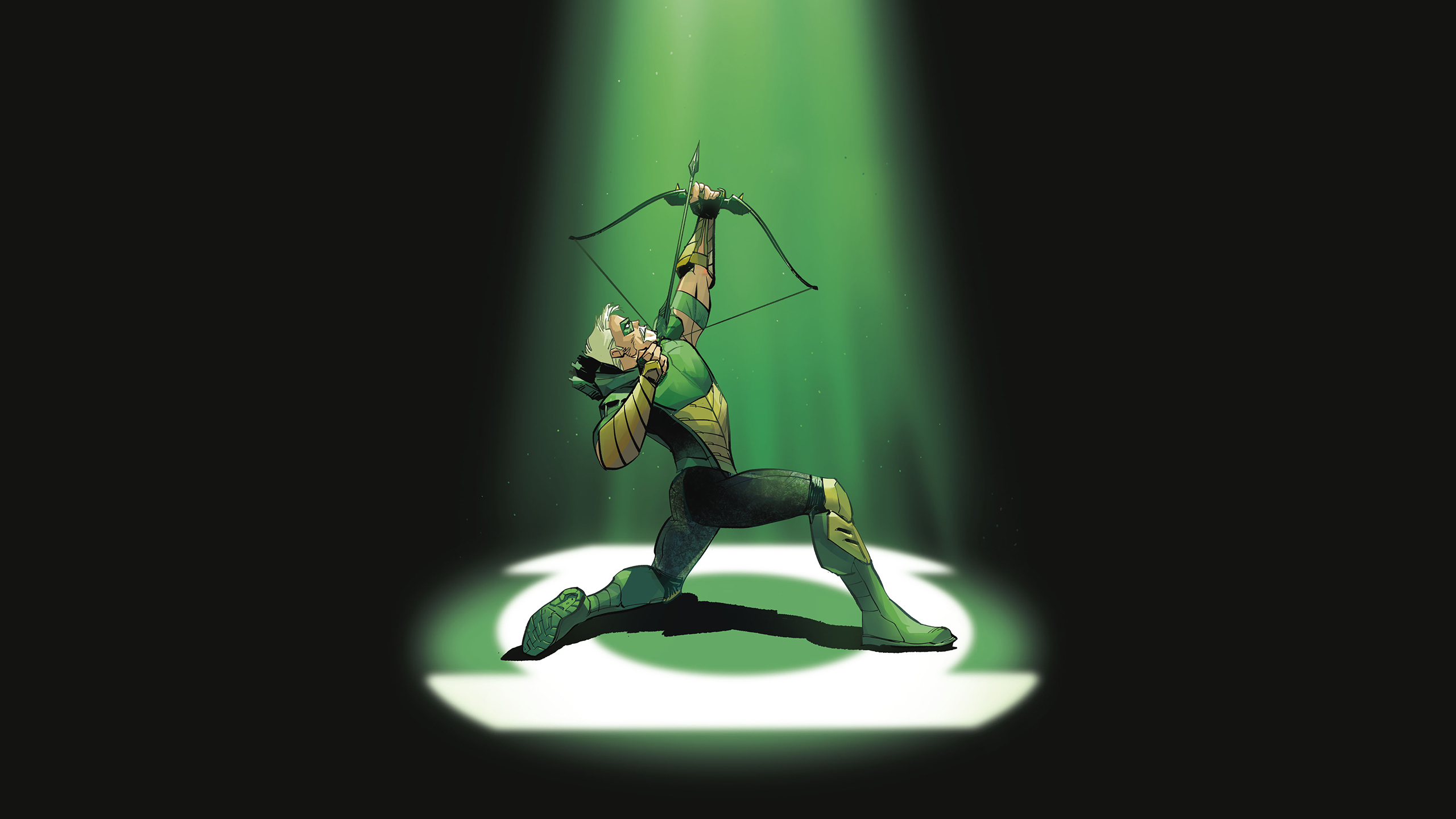 Green Arrow HD Wallpaper: Oliver Queen Strikes in DC Comics Spotlight